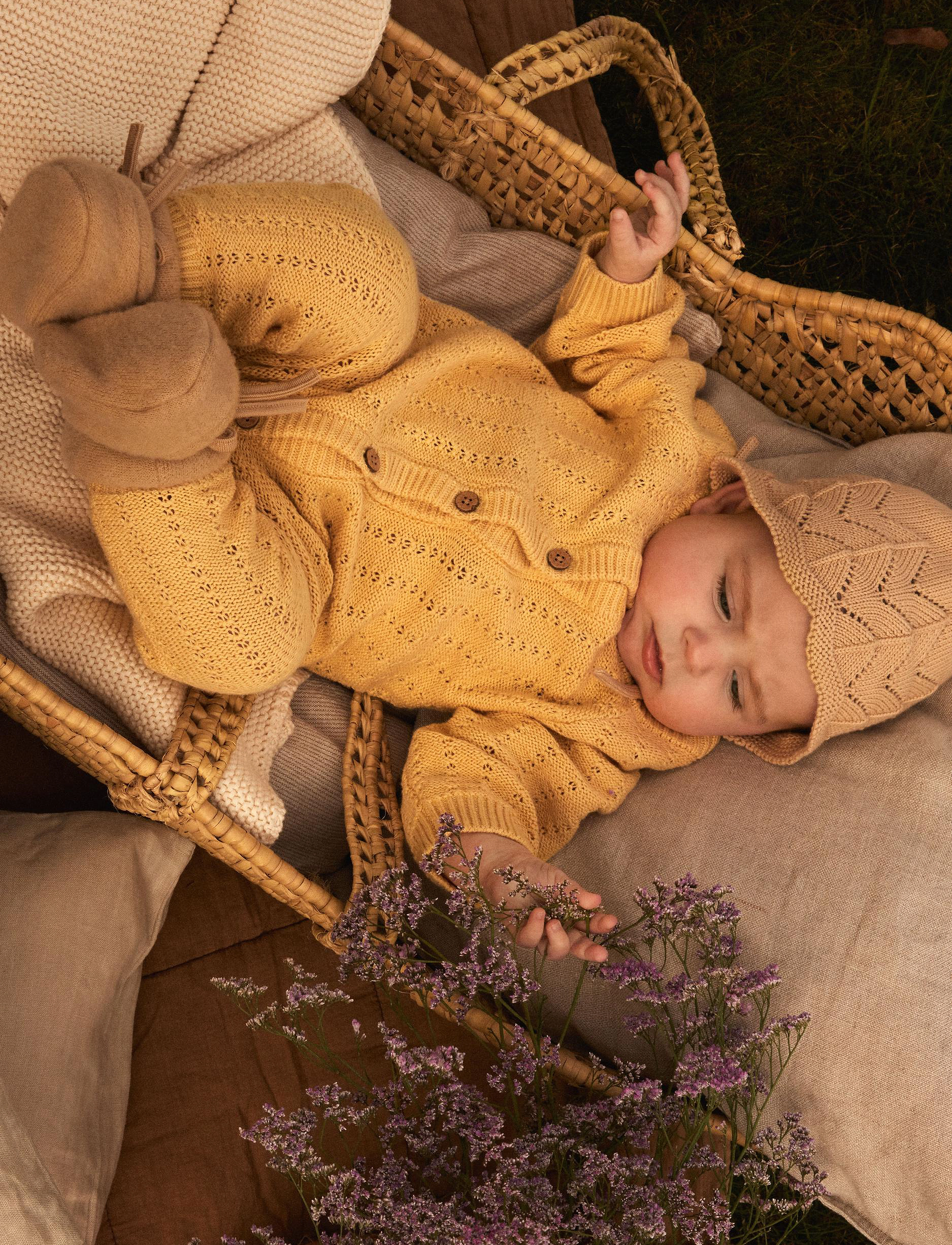 Lil'Atelier - NBFDAIMO LOOSE KNIT SUIT LIL - sahara sun - 4
