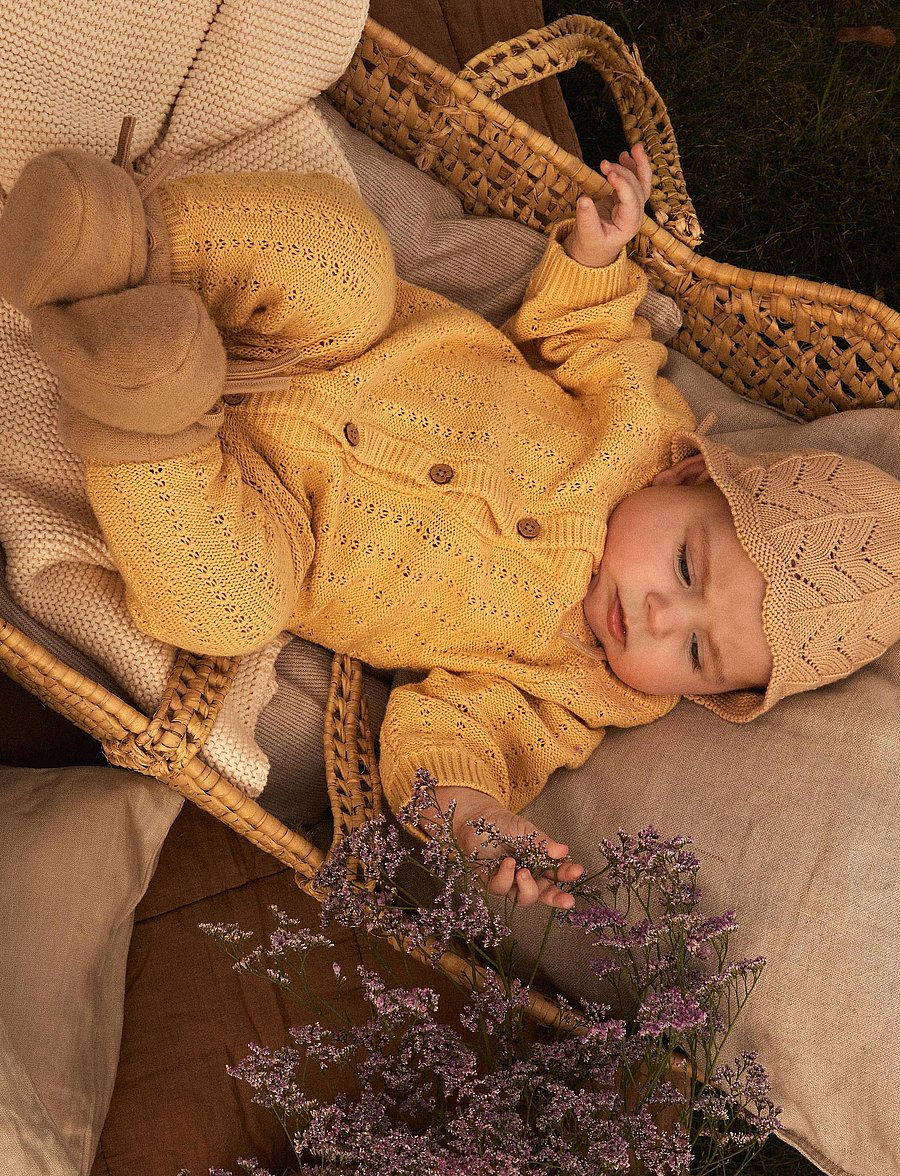 Lil'Atelier - NBFDAIMO LOOSE KNIT SUIT LIL - sahara sun - 4