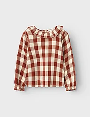Lil'Atelier - NMFROSALI LS SHIRT LIL - long-sleeved shirts - fired brick - 0