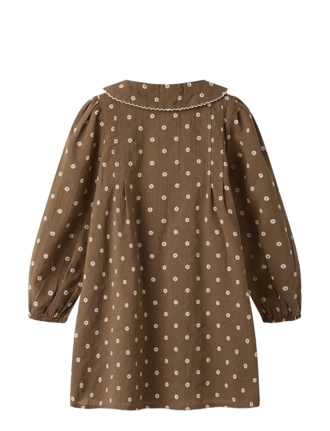 Lil'Atelier - NMFHULLA LS LOOSE DRESS LIL - teak - 2