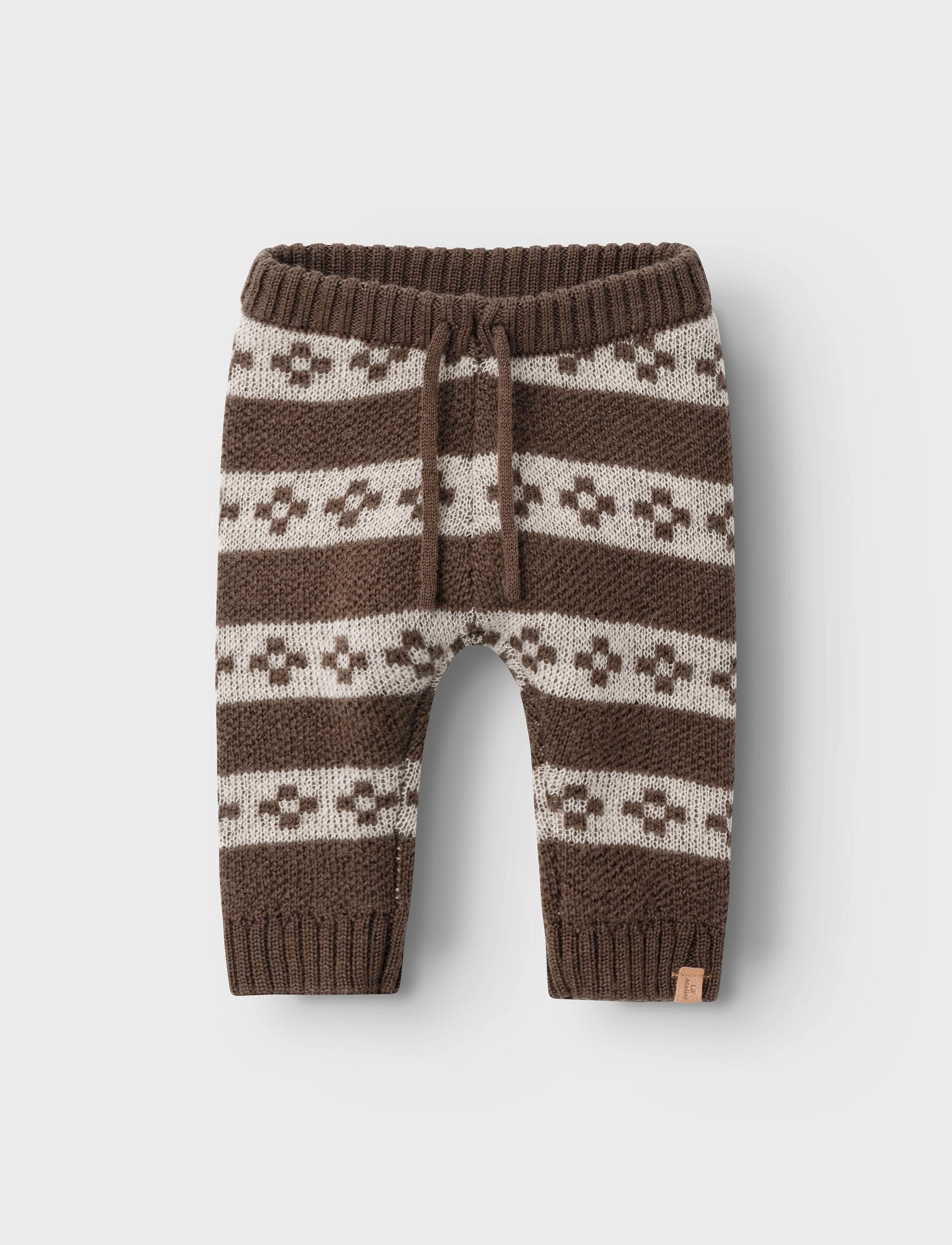 Lil'Atelier - NBMROGER KNIT PANT LIL - rain drum - 2