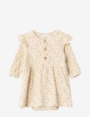 Lil'Atelier - NBFTHIDA LS BODY DRESS LIL - fog - 0