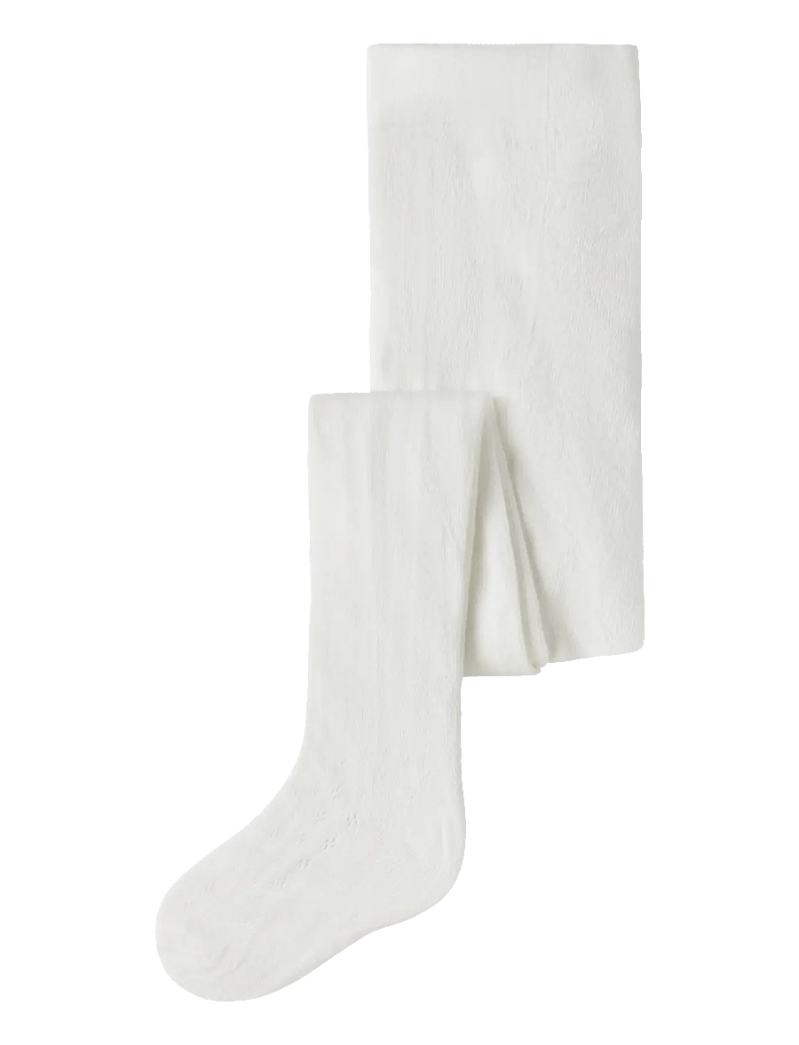 Lil'Atelier - NMFILSO POINTELLE PANTYHOSE LIL - strømpebukser - coconut milk - 0