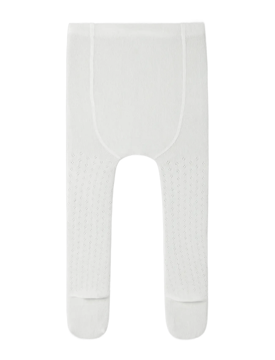 Lil'Atelier - NMFILSO POINTELLE PANTYHOSE LIL - strømpebukser - coconut milk - 1