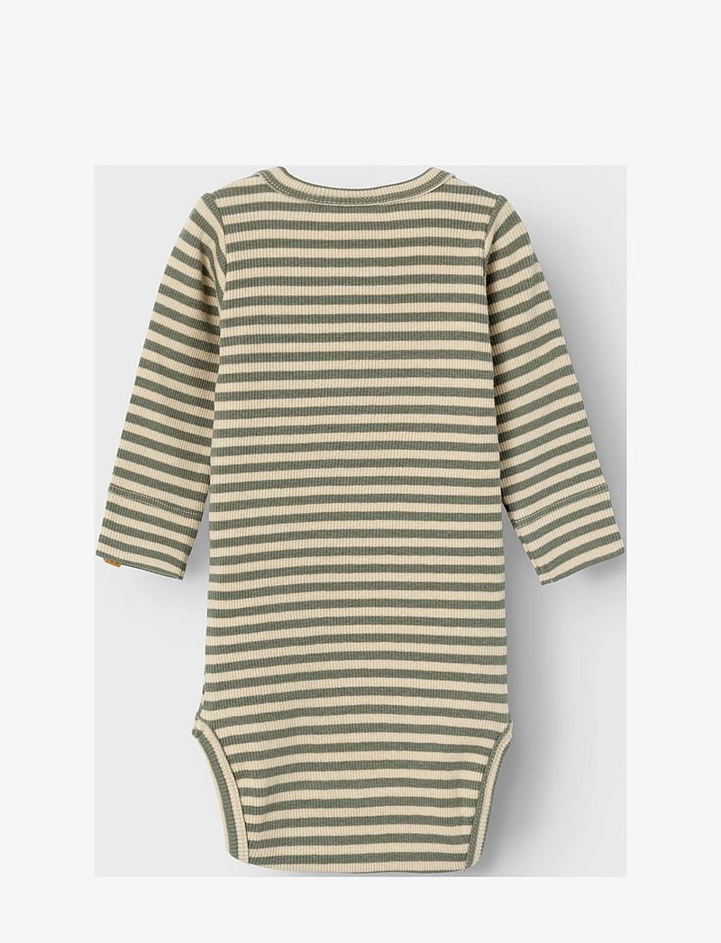 Lil'Atelier - NBMGAGO LS SLIM BODY LIL NOOS - långärmade bodies - fog - 2