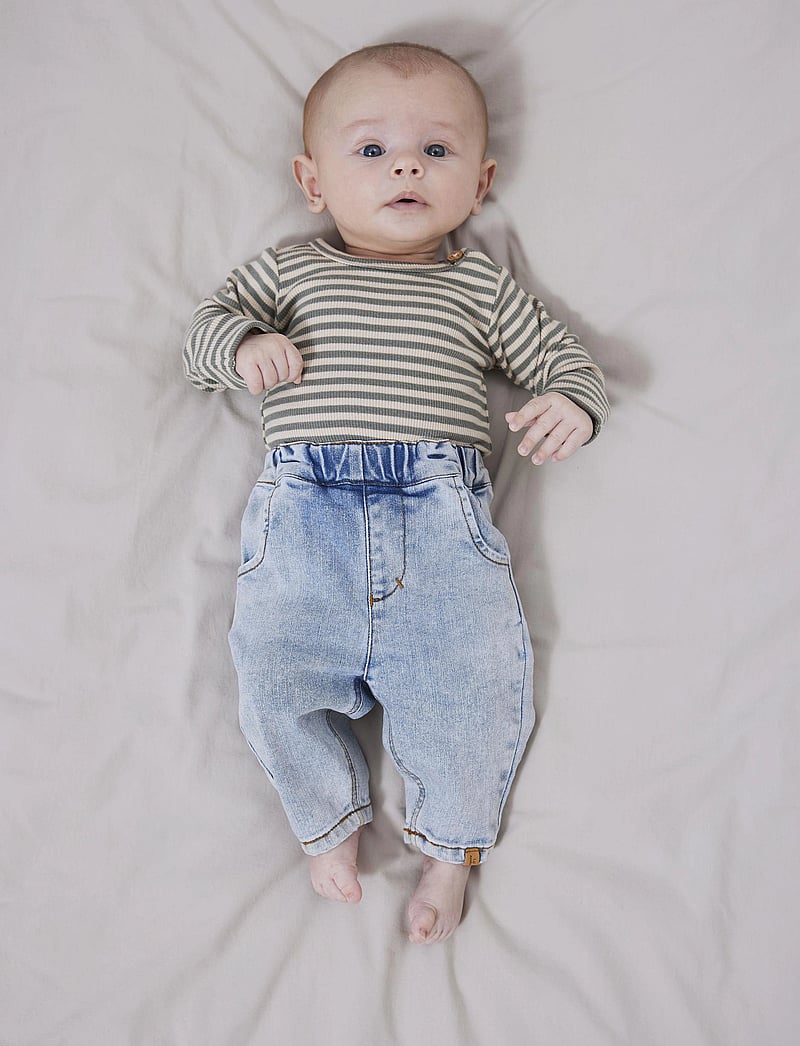 Lil'Atelier - NBMGAGO LS SLIM BODY LIL NOOS - långärmade bodies - fog - 4