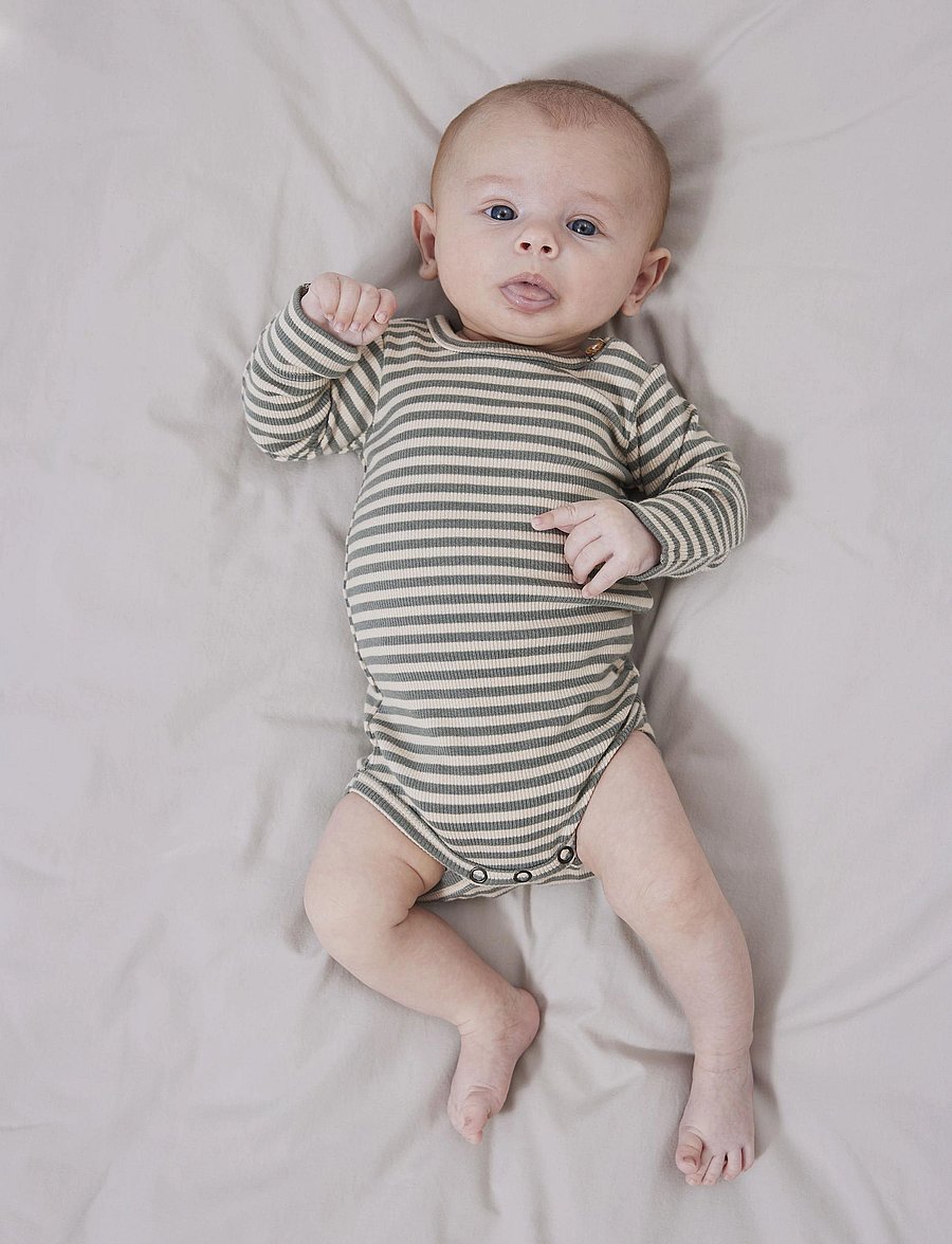 Lil'Atelier - NBMGAGO LS SLIM BODY LIL NOOS - rompers met lange mouwen - fog - 5