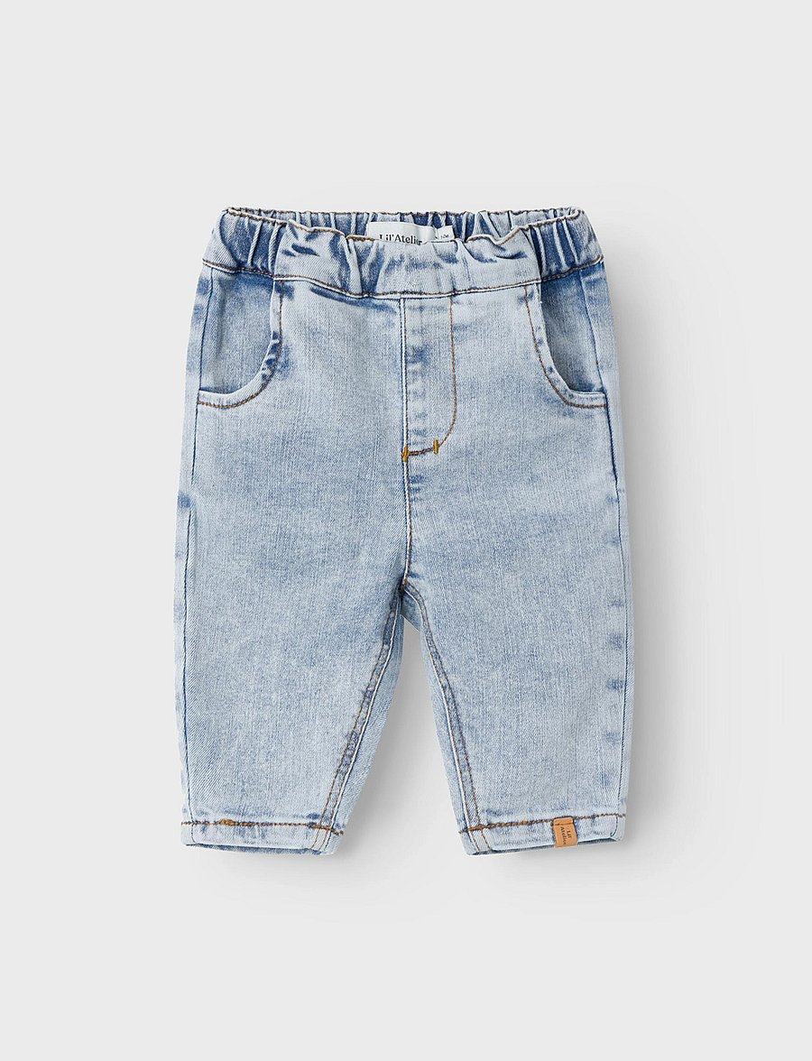Lil'Atelier - NBMBEN TAPERED JEANS 4412-LO LIL NOOS - tapered jeans - light blue denim - 0