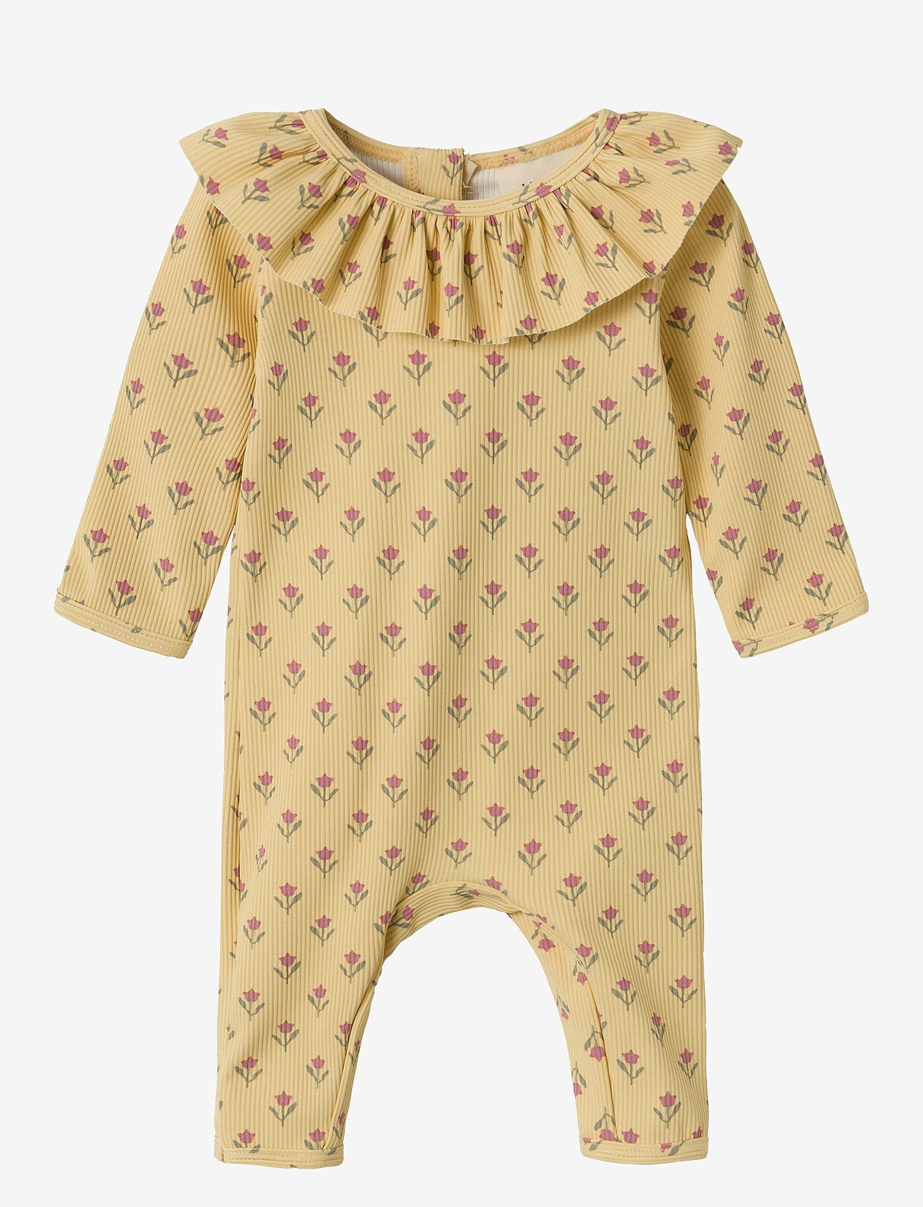 Lil'Atelier - NBFFARLO LS UV LONG SWIMSUIT LIL - baddräkter - sahara sun - 1