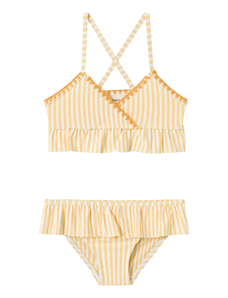 Lil'Atelier - NMFFARROW SWIM SET LIL - bikinis - sahara sun - 0