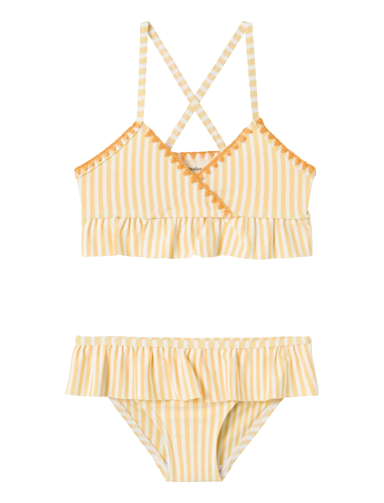 Lil'Atelier NMFFARROW SWIM SET LIL - Riided - SAHARA SUN / yellow