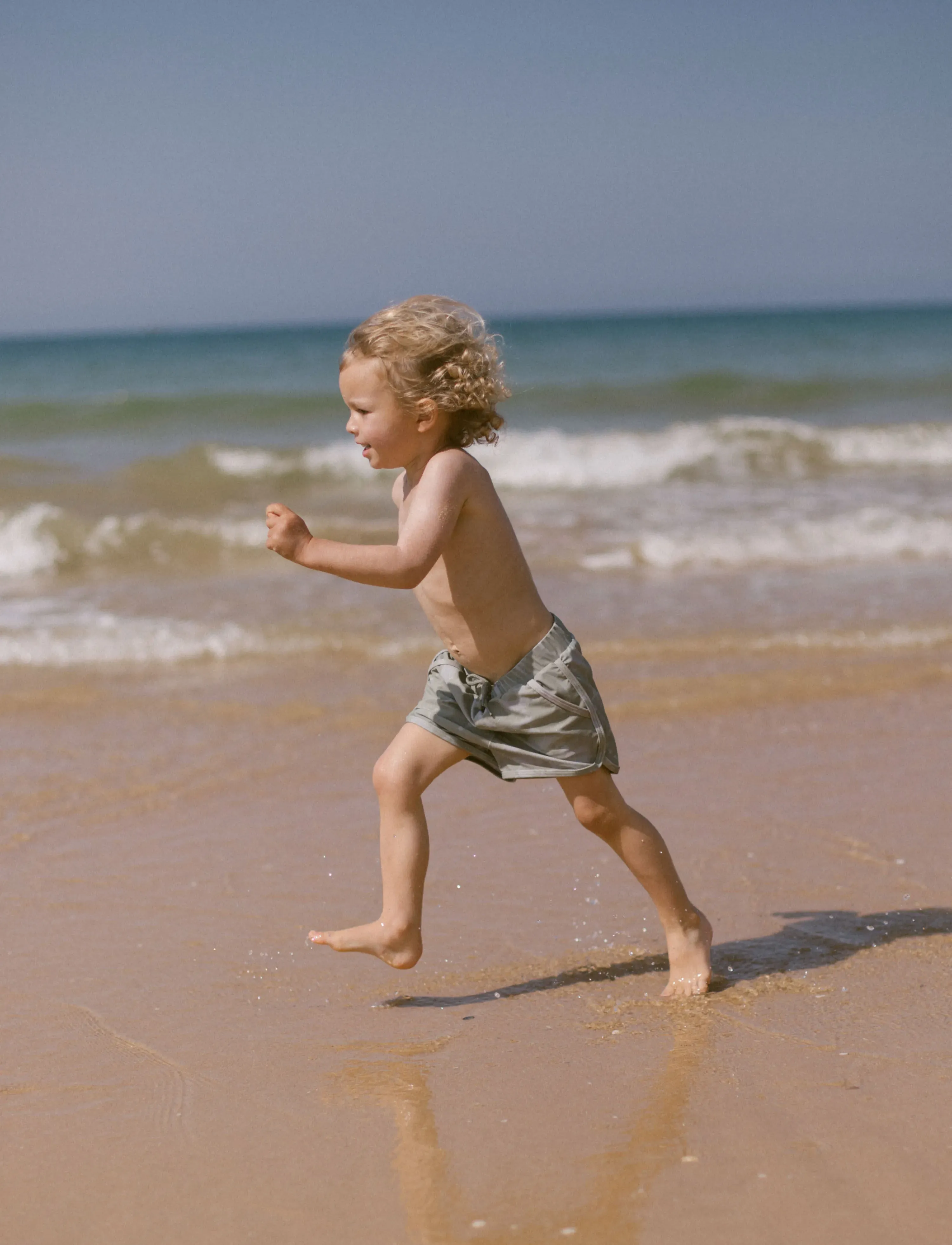 Lil'Atelier - NMMFABIO LOOSE SWIM SHORTS LIL - dried sage - 4