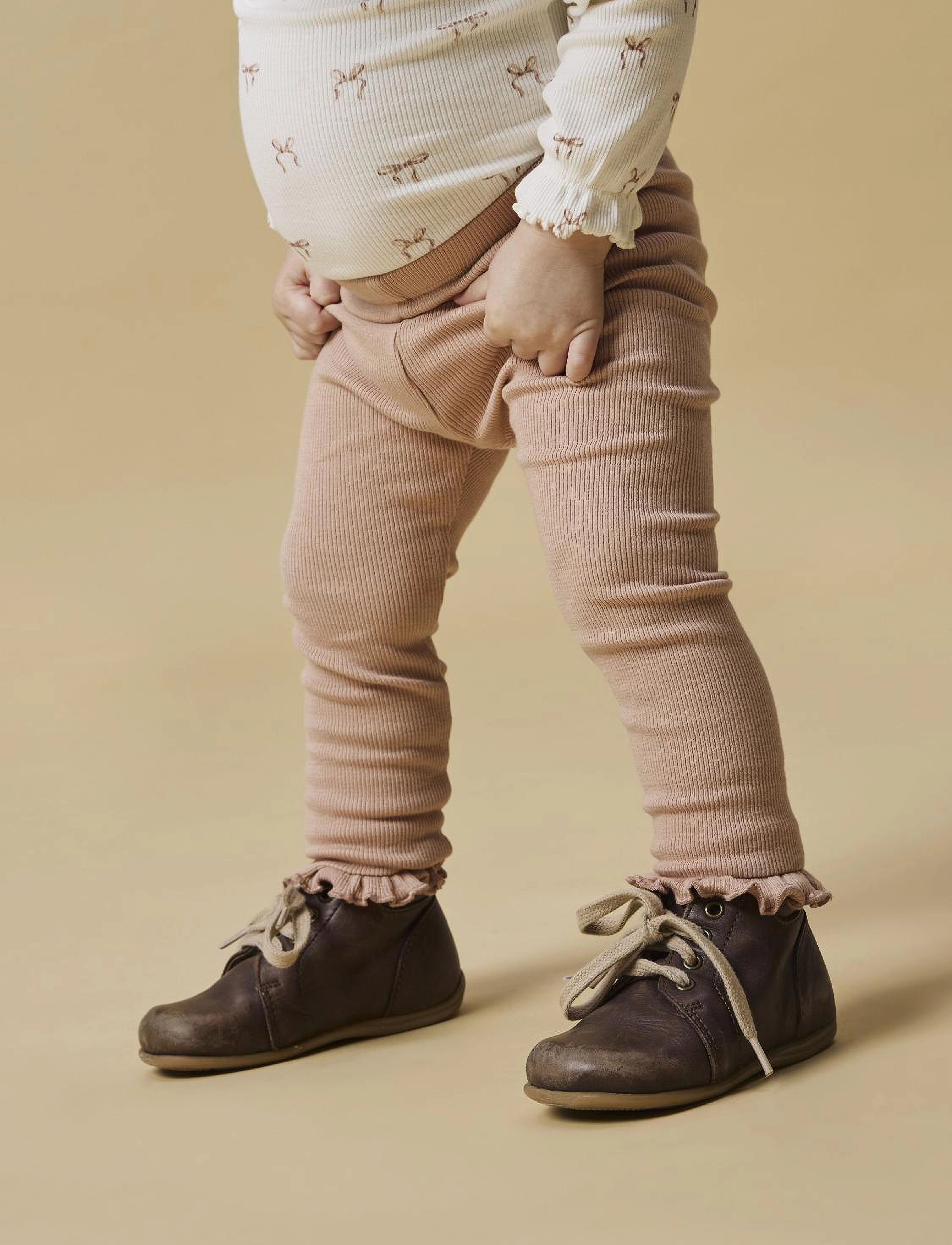 Lil'Atelier - NBFGAGO DIA SLIM LEGGING LIL - mahogany rose - 4