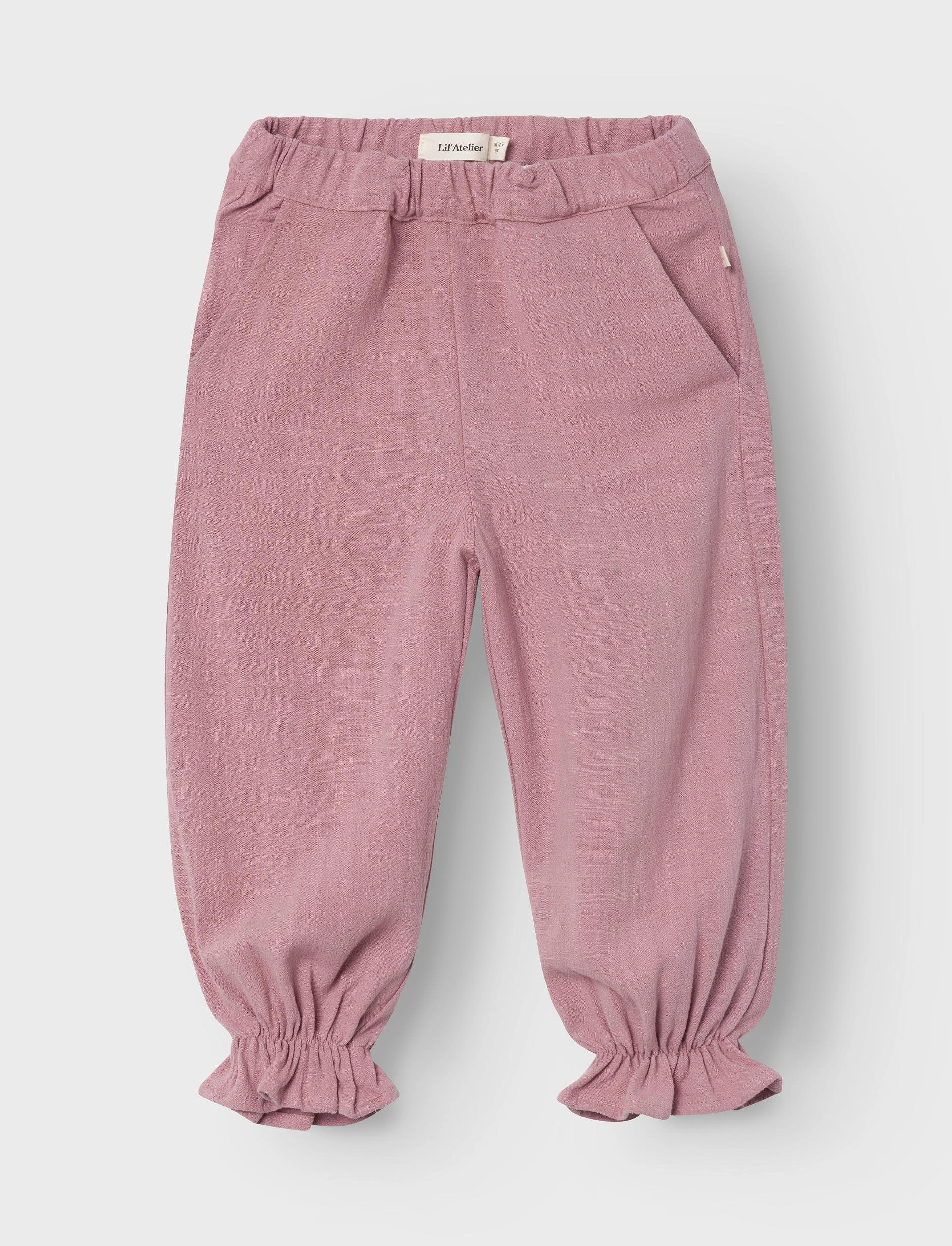 Lil'Atelier - NMFDOLIE LOOSE PANT LIL - nostalgia rose - 2