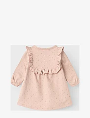 Lil'Atelier - NBFFANJA LS SWEAT DRESS LIL - long-sleeved casual dresses - rose dust - 1
