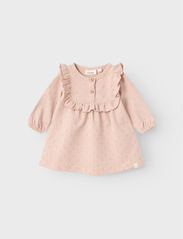 Lil'Atelier - NBFFANJA LS SWEAT DRESS LIL - long-sleeved casual dresses - rose dust - 2
