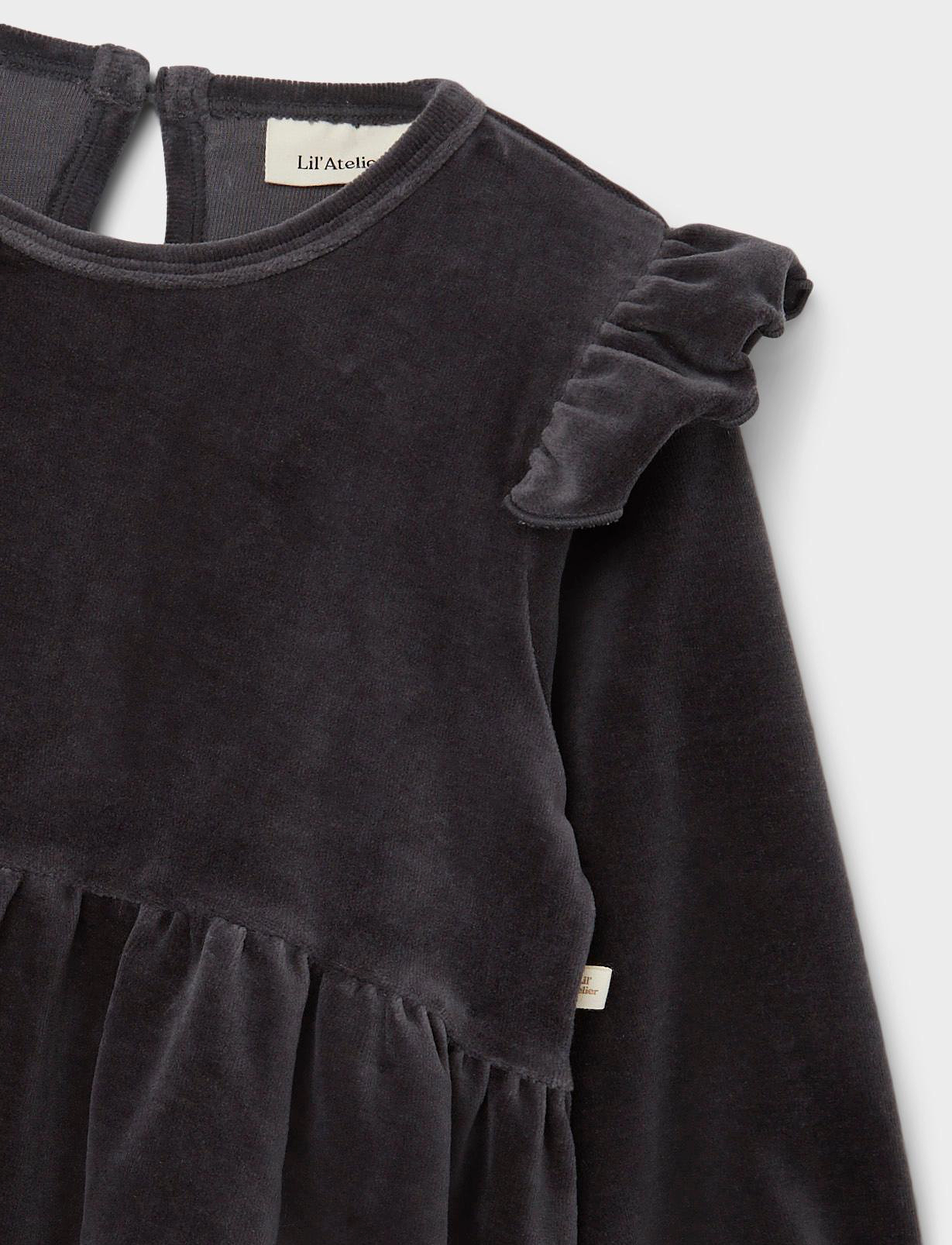 Lil'Atelier - NMFRIMIA LS LOOSE SWEAT DRESS LIL - periscope - 3
