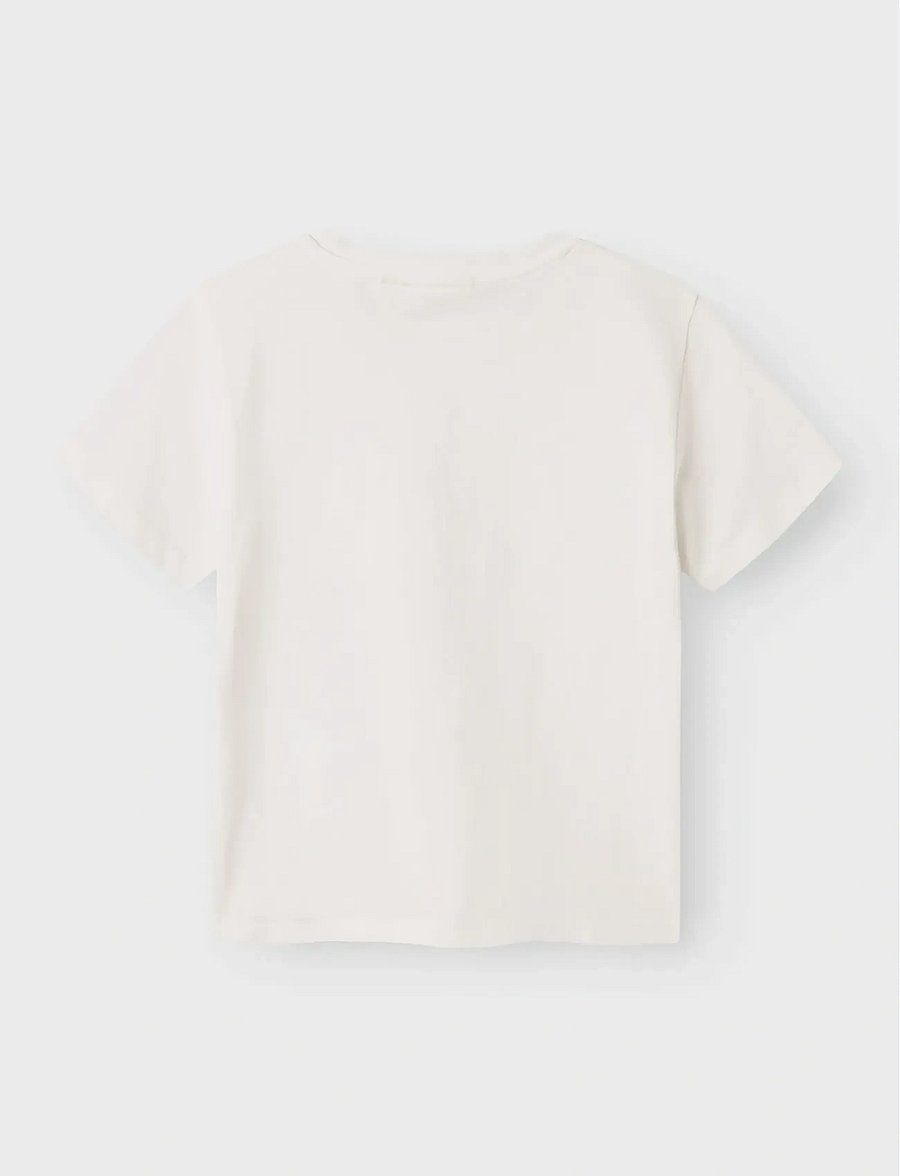 Lil'Atelier - NMMDOLAN SS LOOSE TOP LIL NOOS - lühikeste varrukatega t-särgid - coconut milk - 2