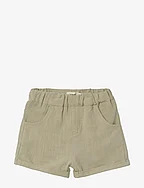 NMMDOLIE FIN LOOSE SHORTS LIL - MOSS GRAY