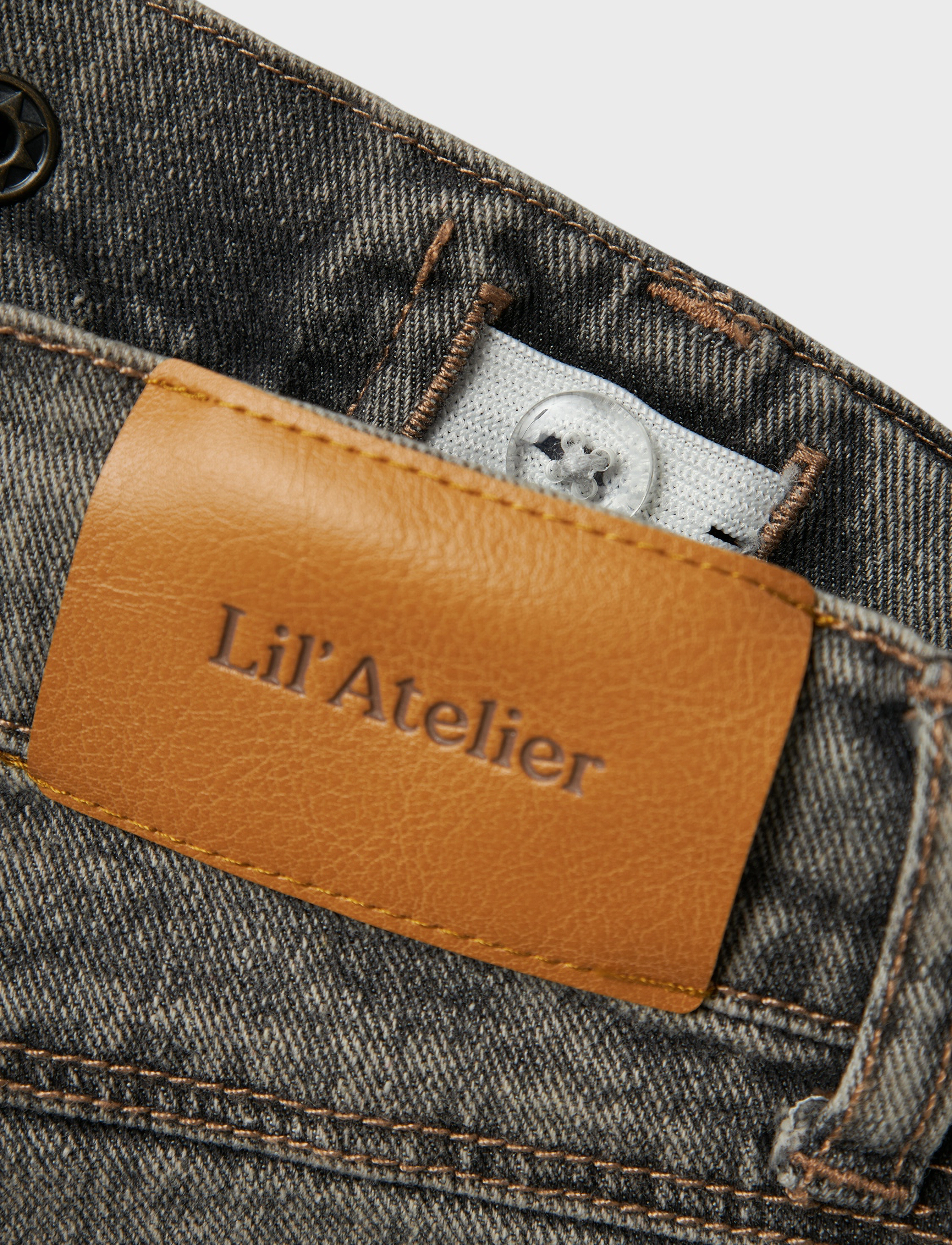 Lil'Atelier - NMMRYAN REG SHORTS 5660-MS LIL - light grey denim - 2