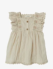 Lil'Atelier - NBFFANNIE SL LOOSE BODY DRESS LIL - sleeveless casual dresses - sandshell - 0