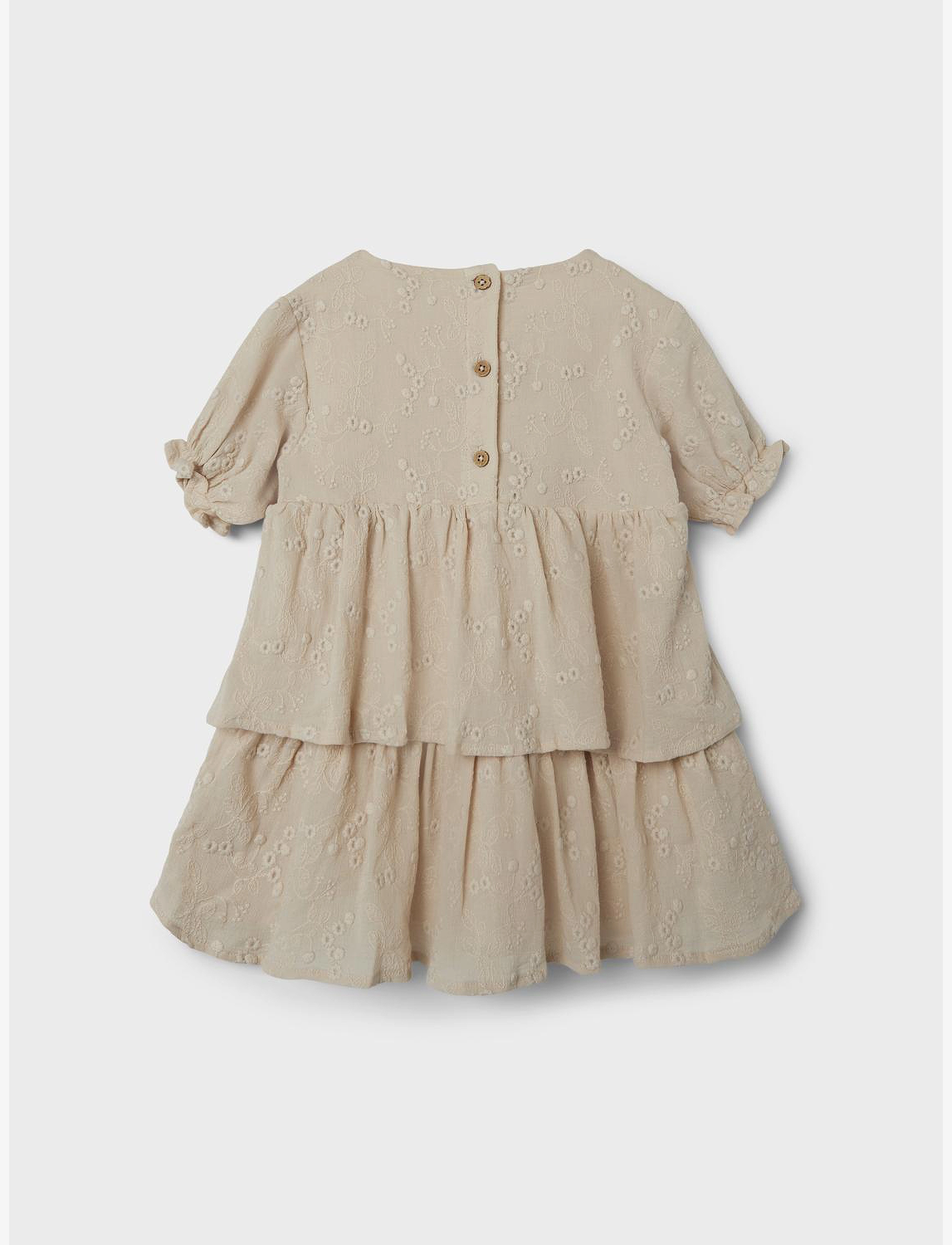 Lil'Atelier - NMFFAUNA SS LOOSE DRESS LIL - sandshell - 2