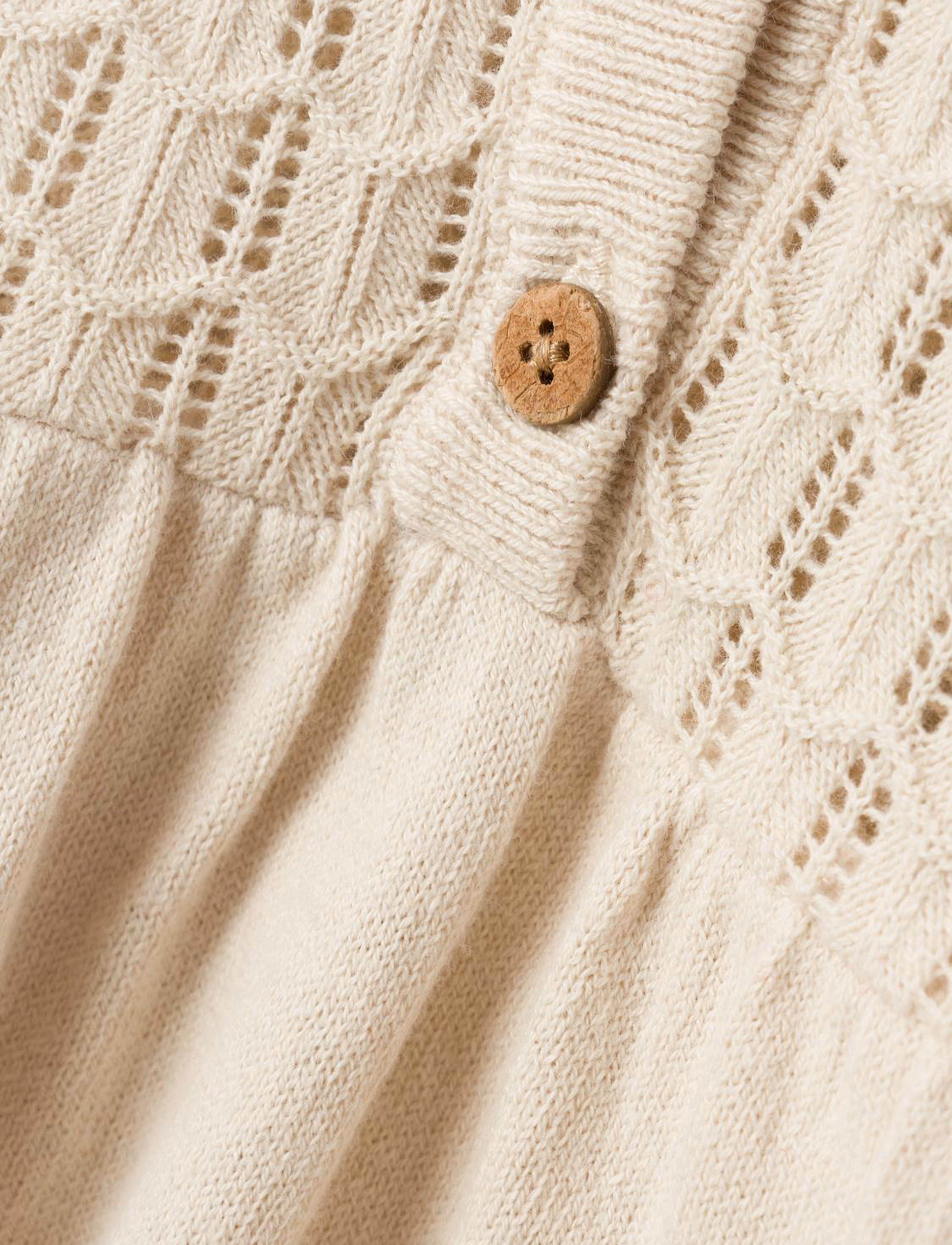 Lil'Atelier - NMFFAUCI LS KNIT DRESS LIL - sandshell - 3