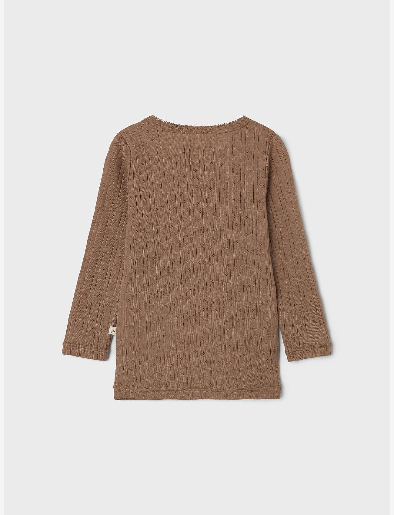 Lil'Atelier - NMFNAIMA LS WOOL TOP LIL - beaver fur - 1