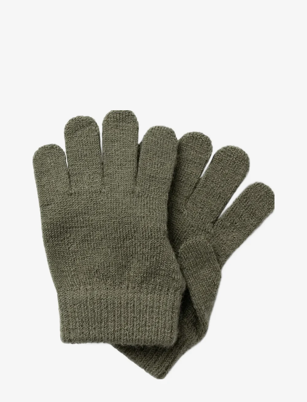 Lil'Atelier - NMNNANSON KNIT GLOVES 1LIL - handsker - kalamata - 1