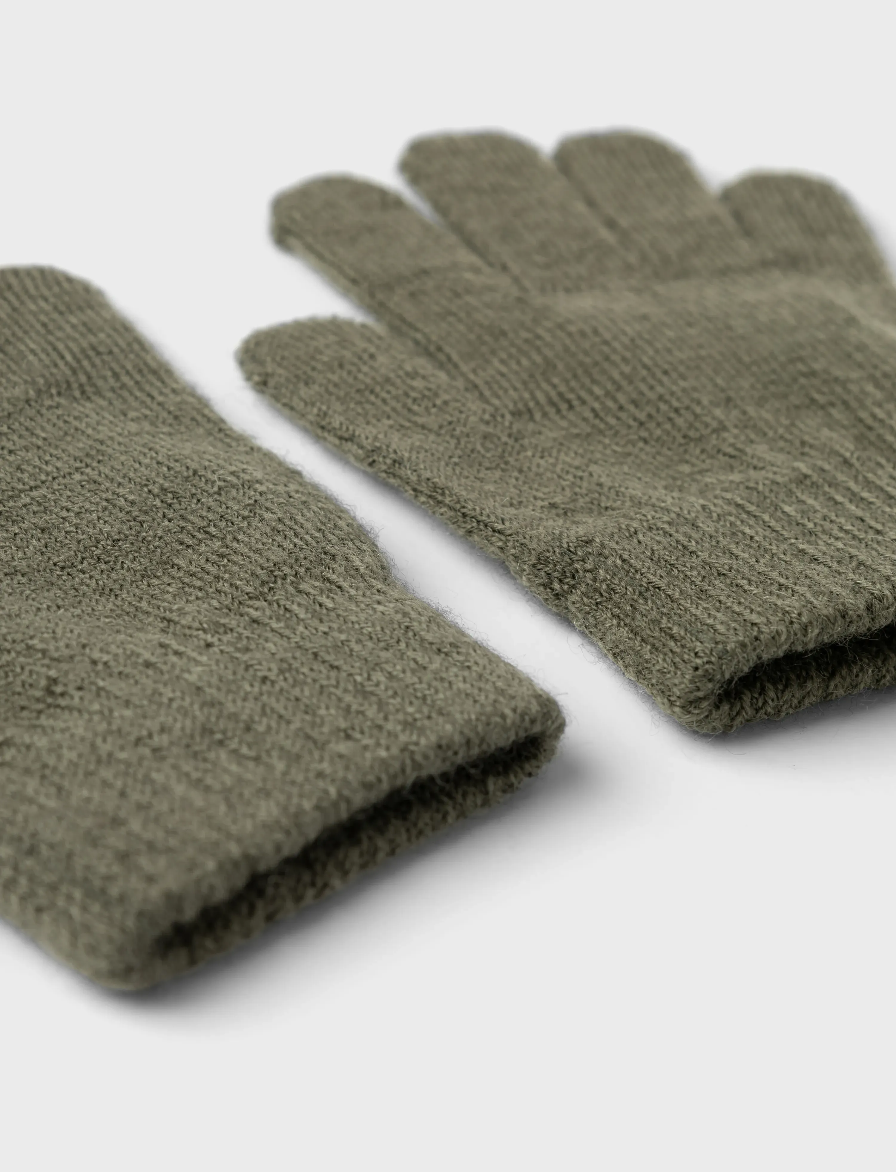 Lil'Atelier - NMNNANSON KNIT GLOVES 1LIL - kalamata - 3