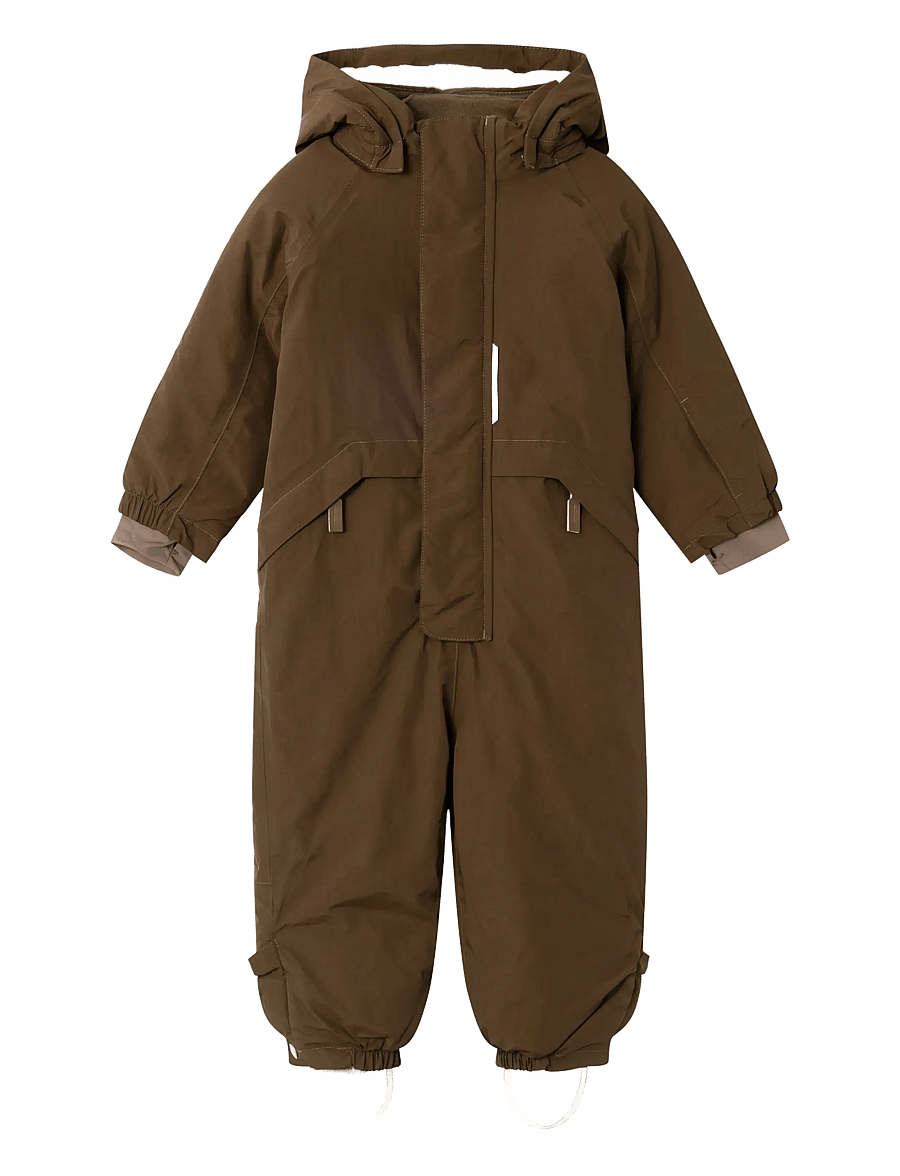 Lil'Atelier - NMNLASTORM SNOWSUIT FO LIL - dark earth - 0