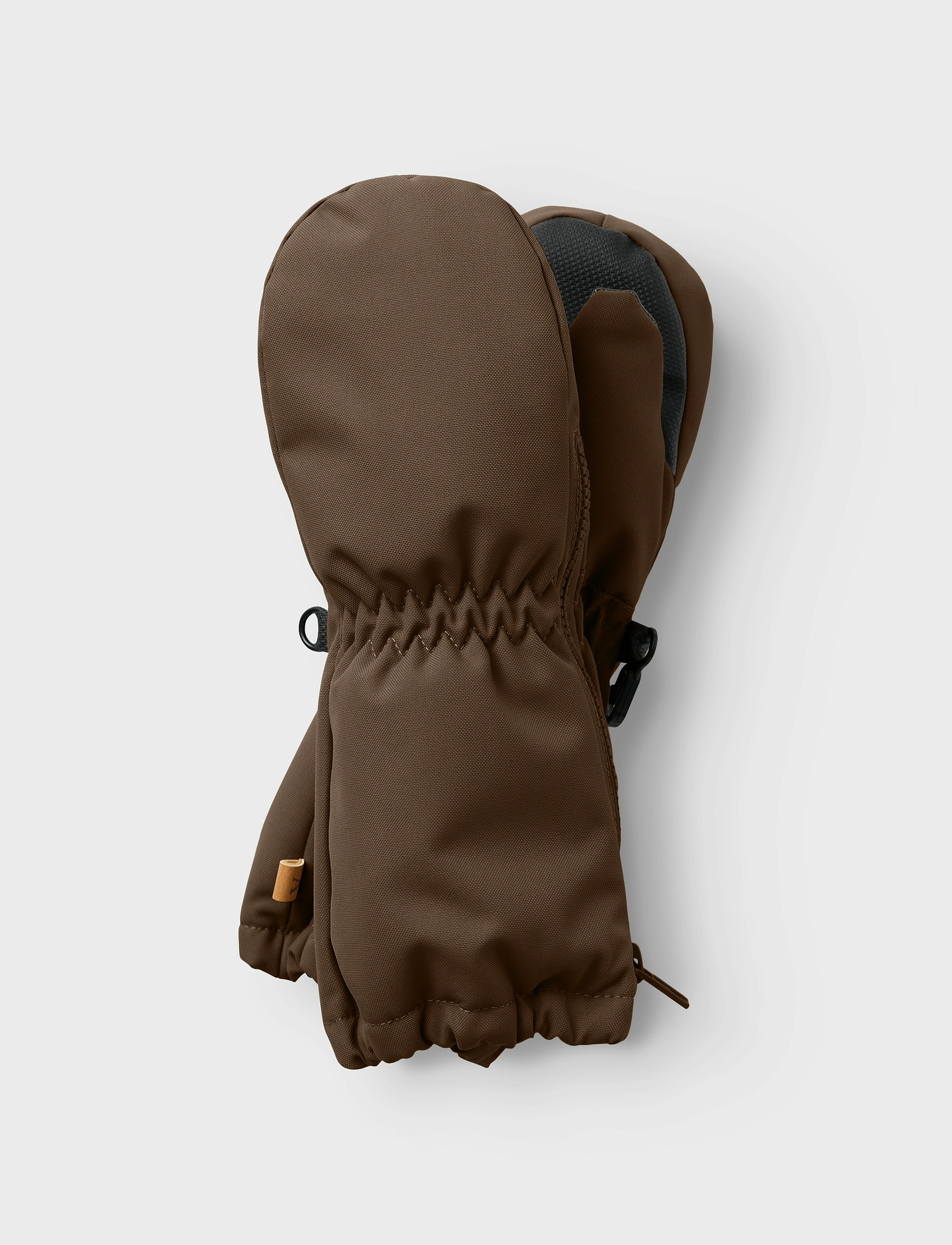 Lil'Atelier - NMNLASNOW10 MITTEN SOLID 1FO LIL - dark earth - 1