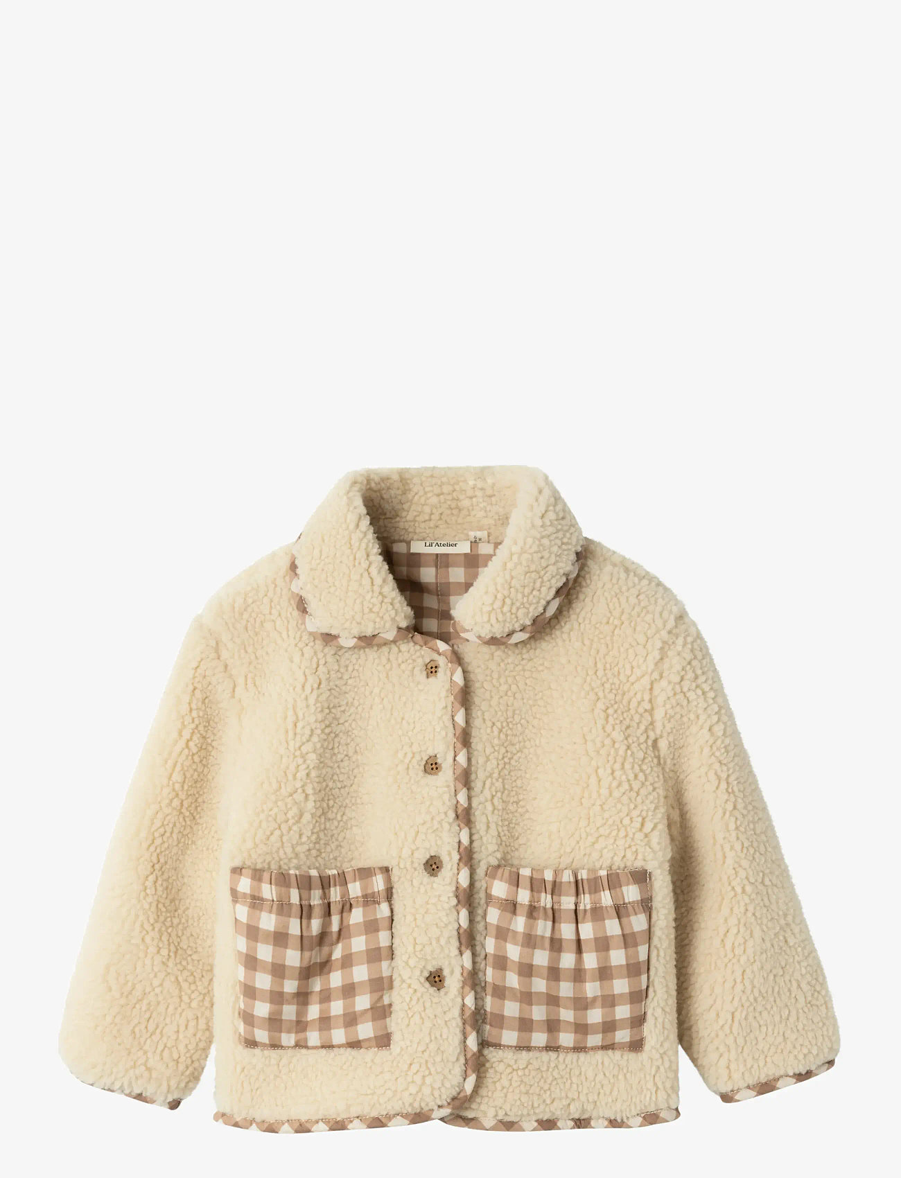 Lil'Atelier Nmfnaolin Loose Jacket Lil – faux fur – einkaufen bei