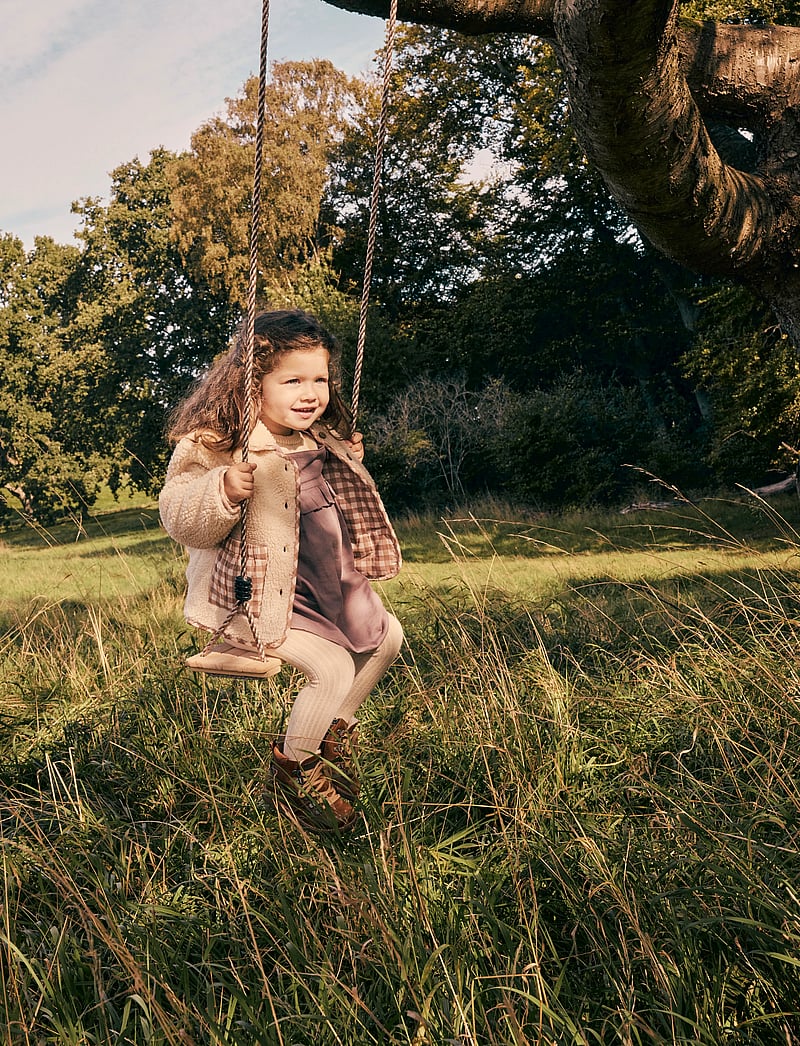 Lil'Atelier - NMFNAOLIN LOOSE JACKET LIL - faux fur jakker - sandshell - 0