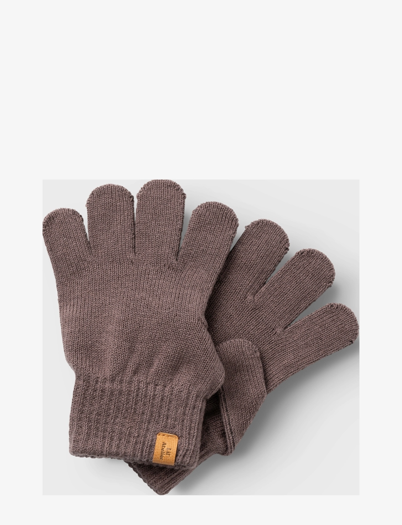 Lil'Atelier - NMFNALU KNIT GLOVES LIL - peppercorn - 1