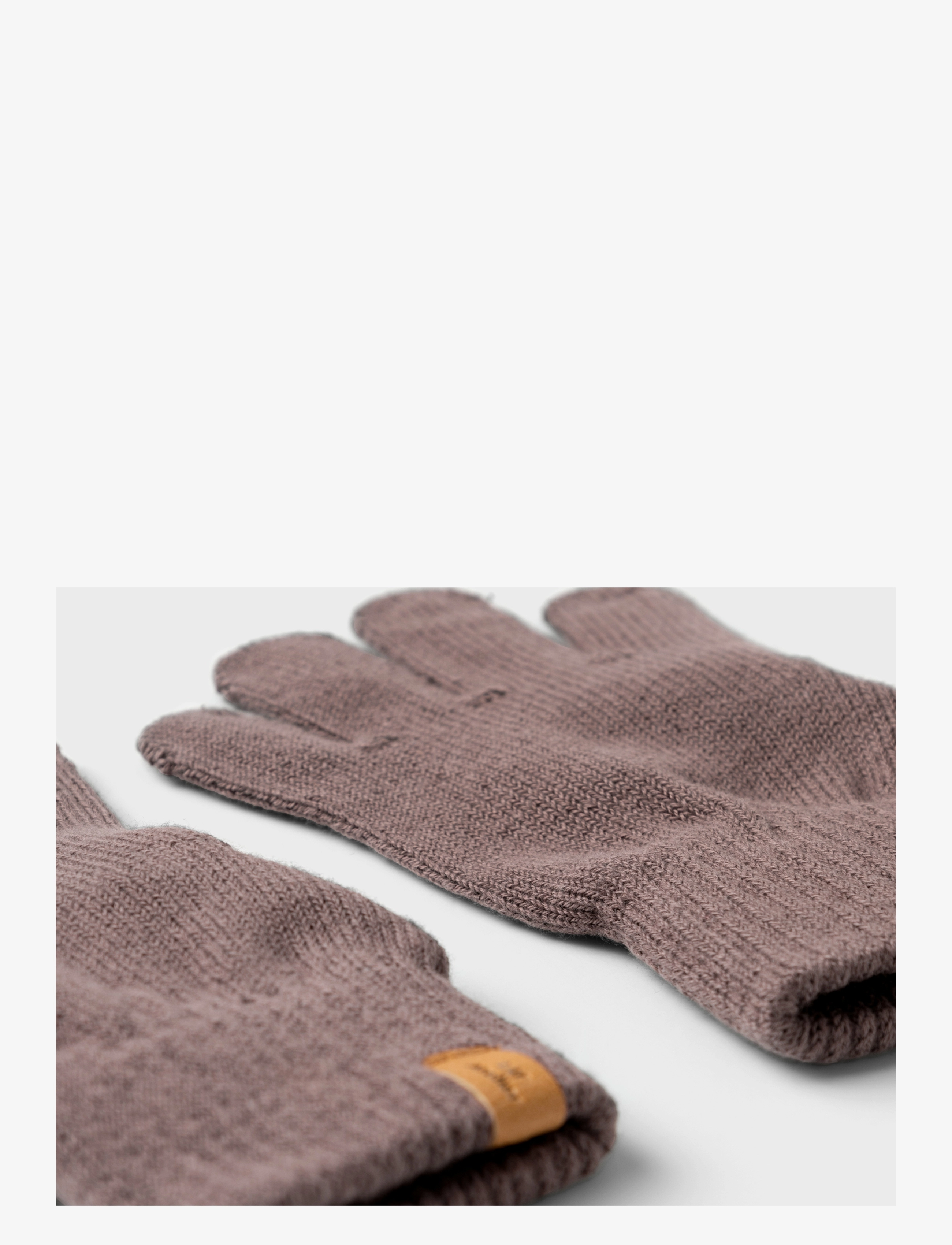 Lil'Atelier - NMFNALU KNIT GLOVES LIL - peppercorn - 2