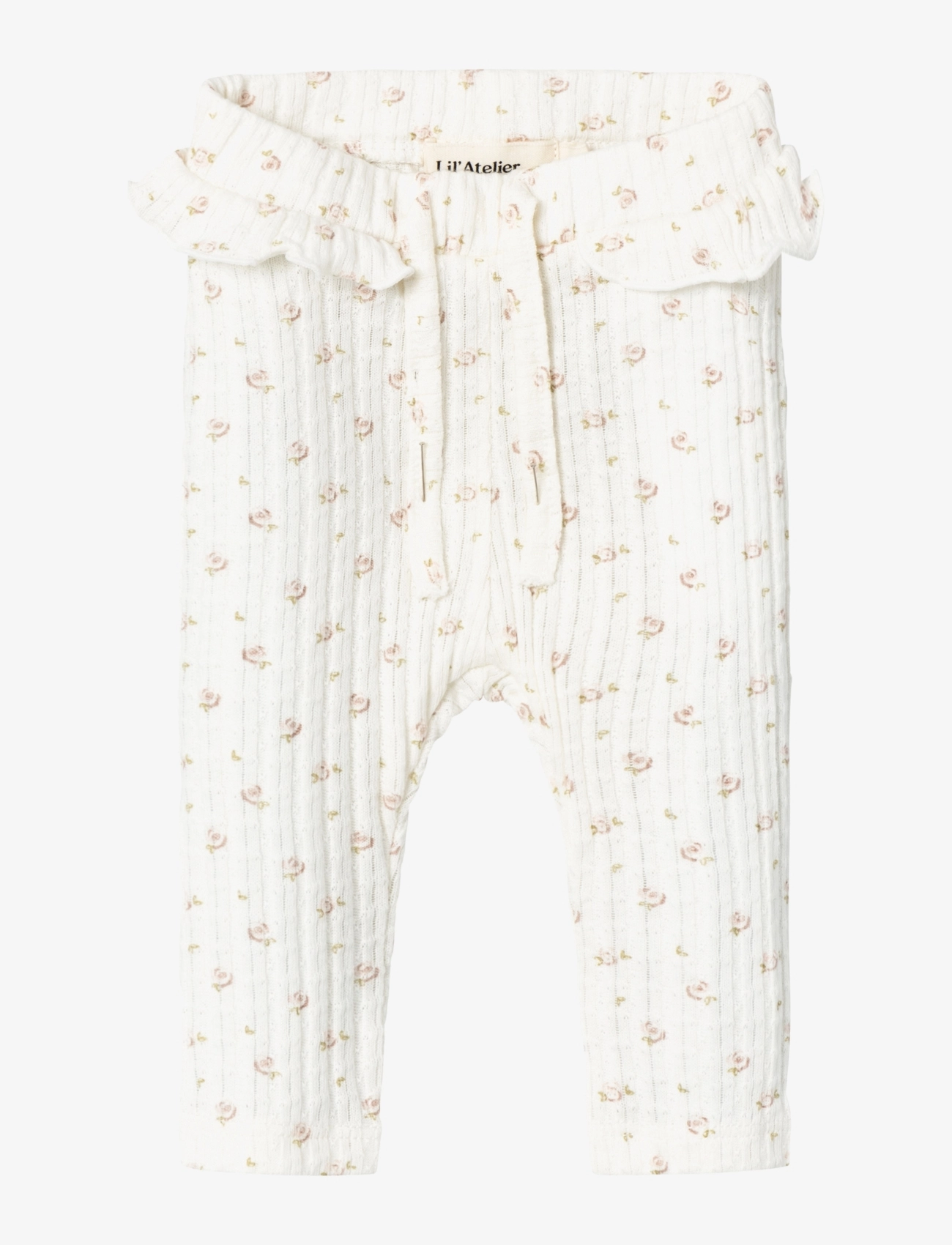 Lil'Atelier NBFHULLA SLIM LEGGINGS LIL - Nederdelar - COCONUT MILK / white