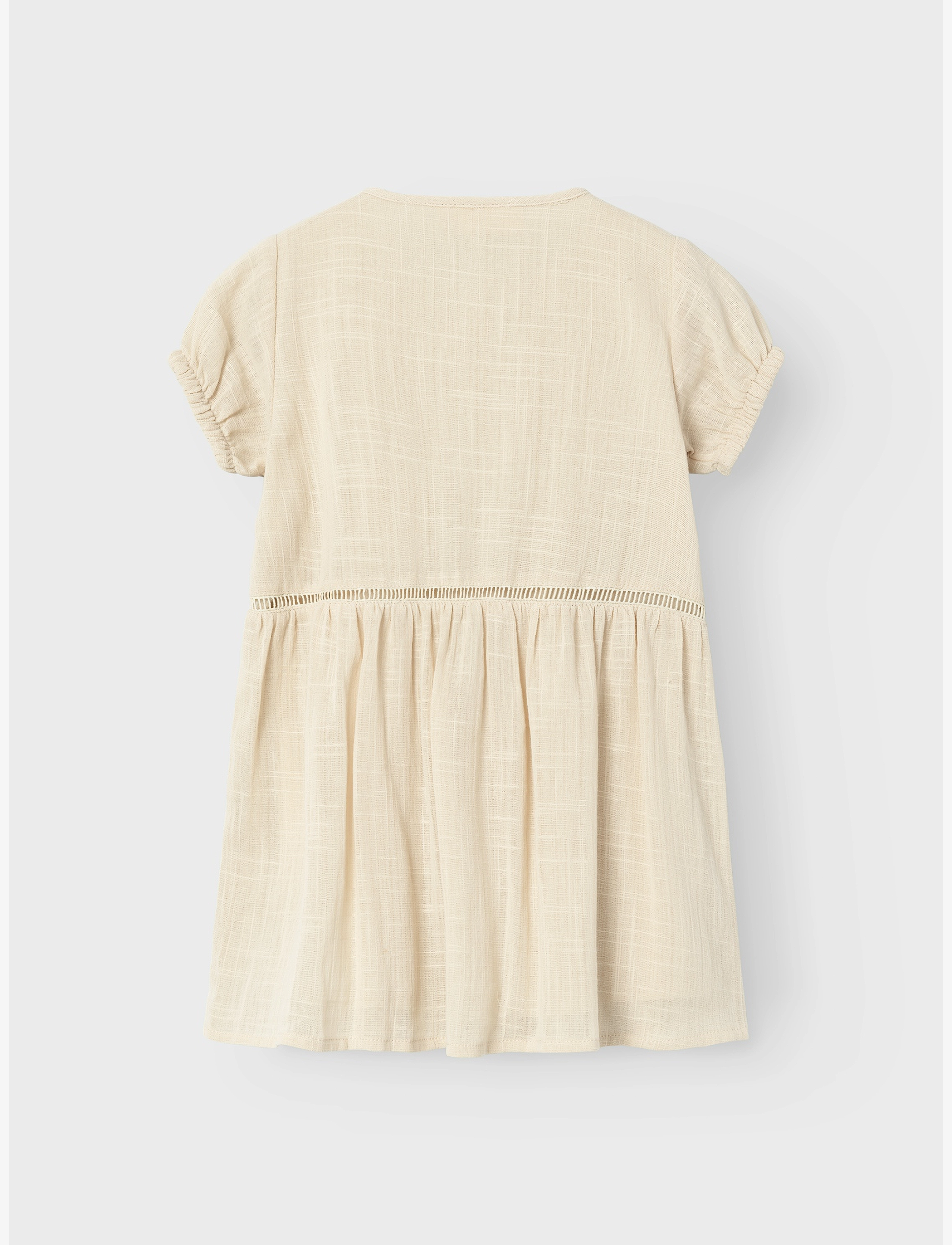 Lil'Atelier - NMFHALLA SS LOOSE DRESS LIL - bleached sand - 1