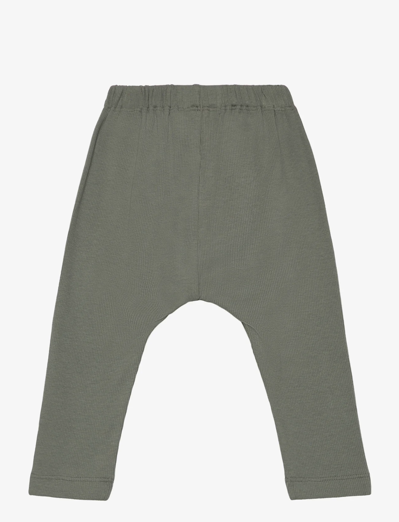 Lil'Atelier - NBMGAGO LOOSE PANT LIL NOOS - spodenki niemowlęce - agave green - 1