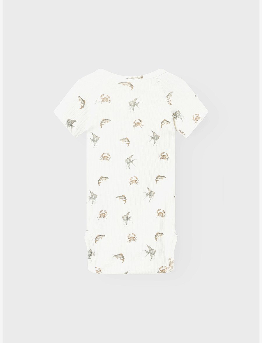 Lil'Atelier - NBMGIO SS SLIM BODY LIL - coconut milk - 1