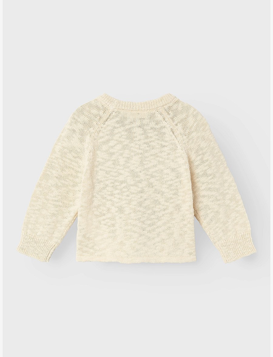 Lil'Atelier - NMMJEFF LS KNIT LIL - bleached sand - 2