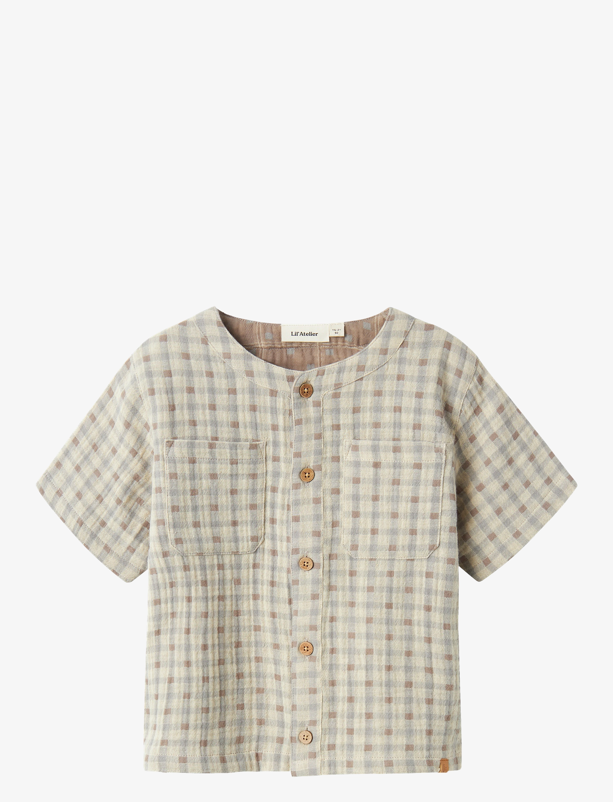 Lil'Atelier - NMMJOEY SS SHIRT LIL - bleached sand - 1