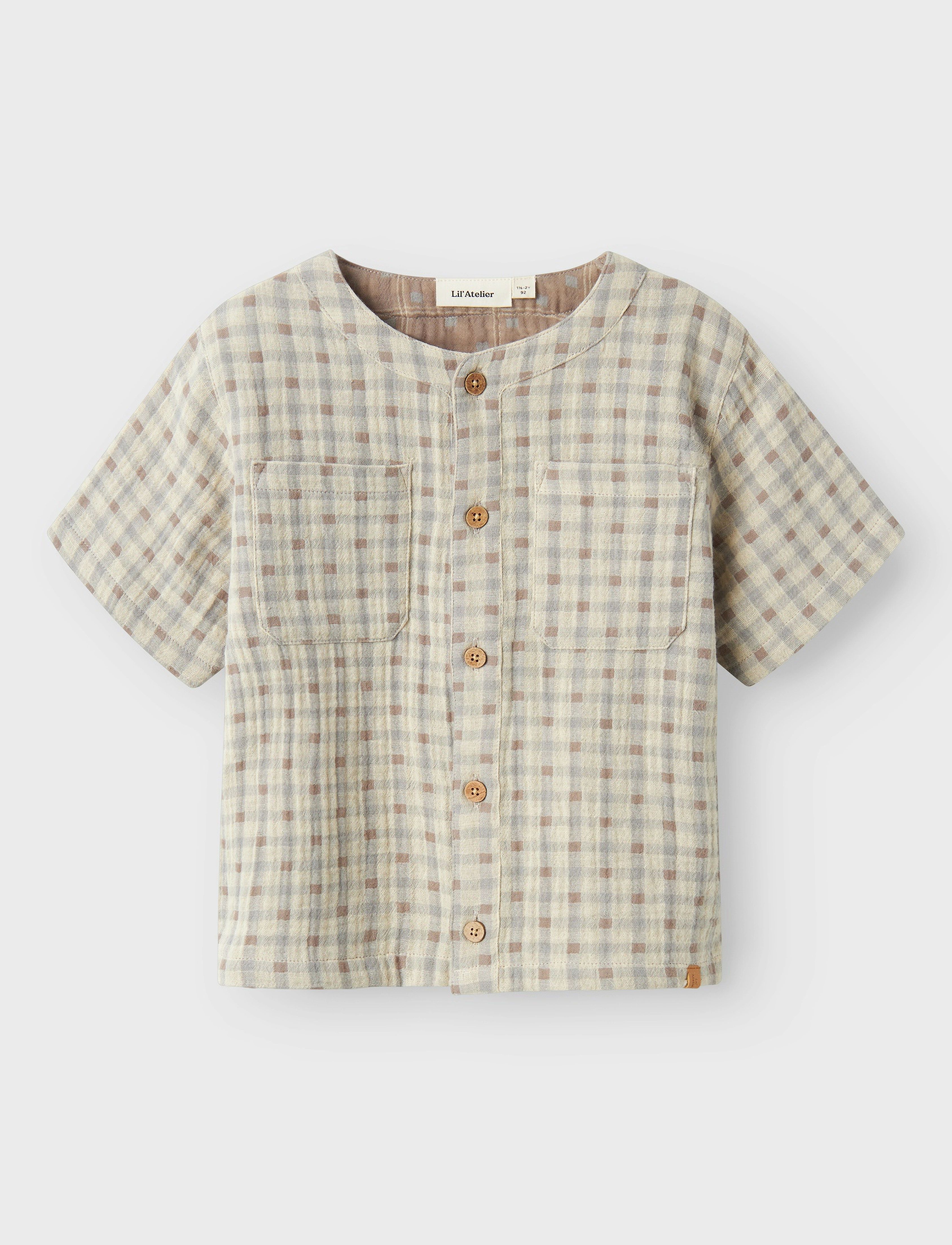 Lil'Atelier - NMMJOEY SS SHIRT LIL - bleached sand - 3