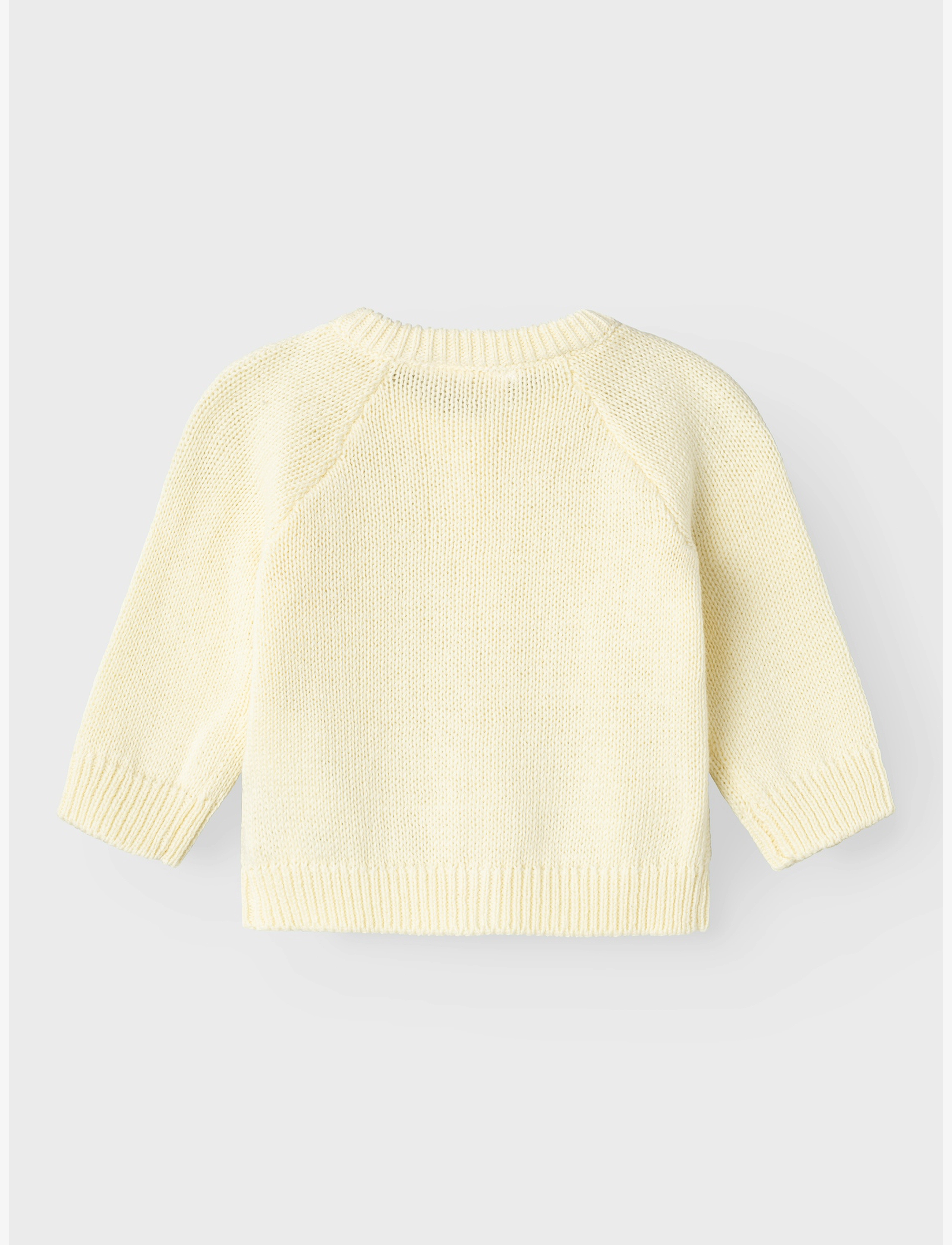 Lil'Atelier - NBFKAJA LS KNIT CARD LIL - lemon icing - 1
