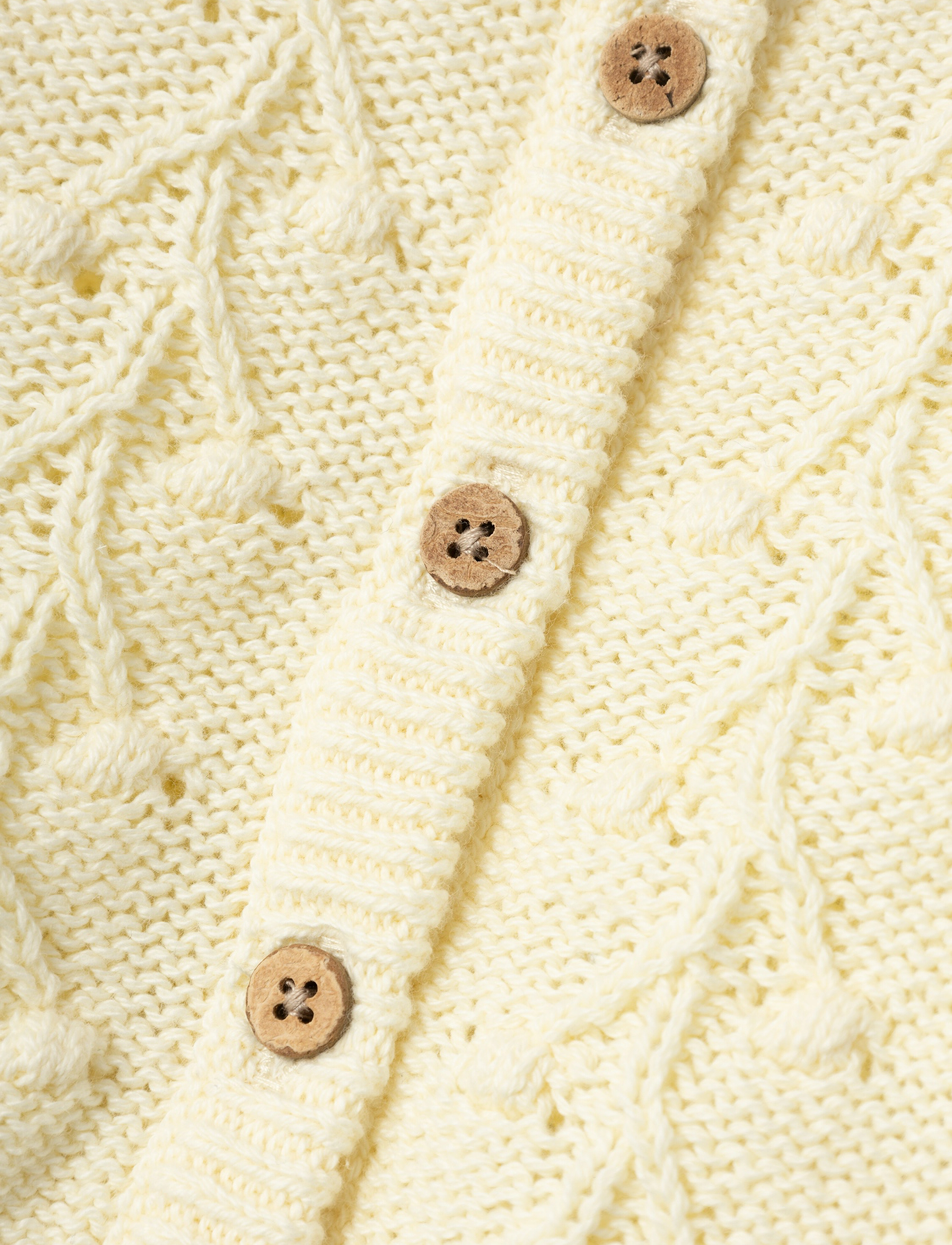 Lil'Atelier - NBFKAJA LS KNIT CARD LIL - lemon icing - 2