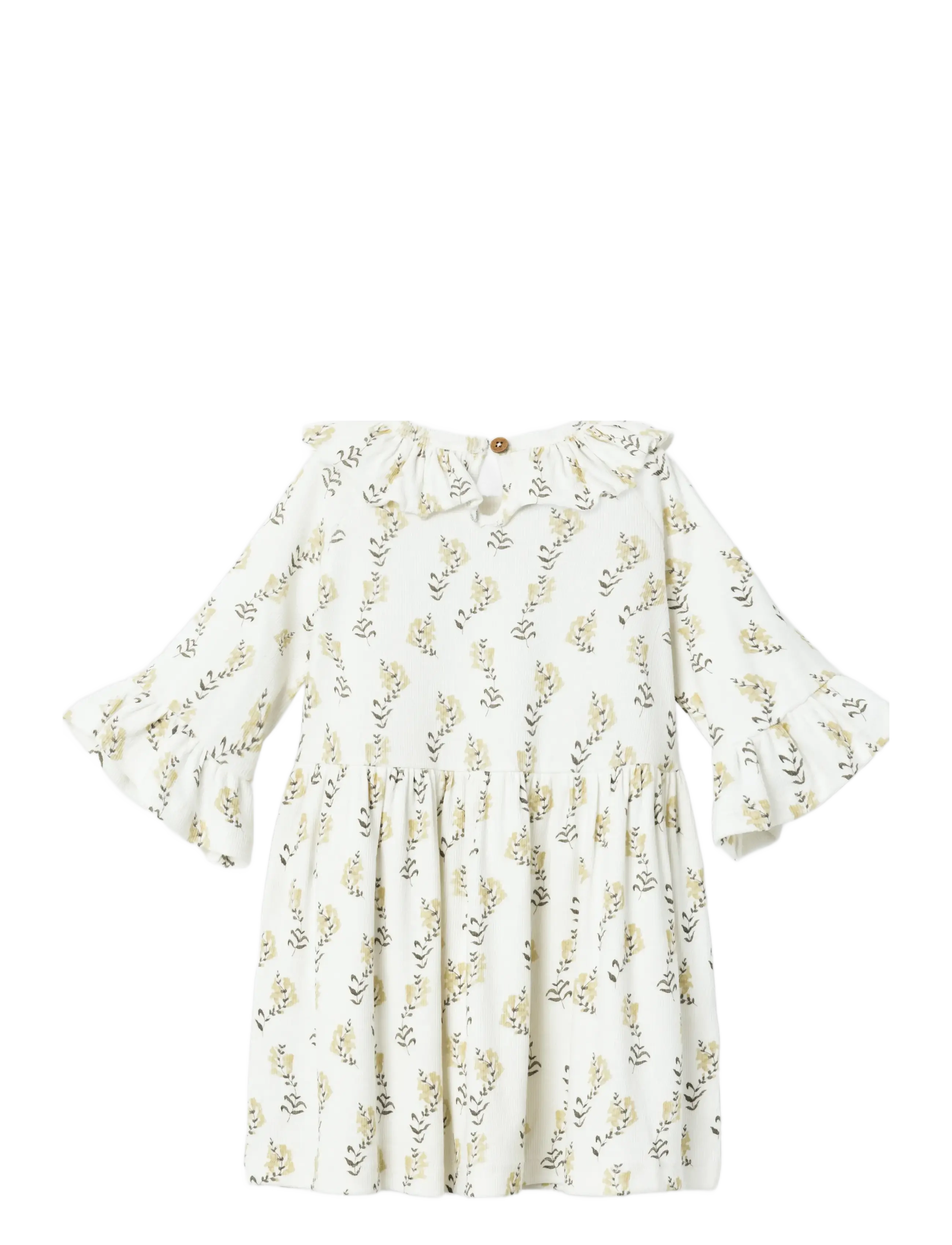 Lil'Atelier - NMFGAVO 3/4 LOOSE DRESS LIL - coconut milk - 1