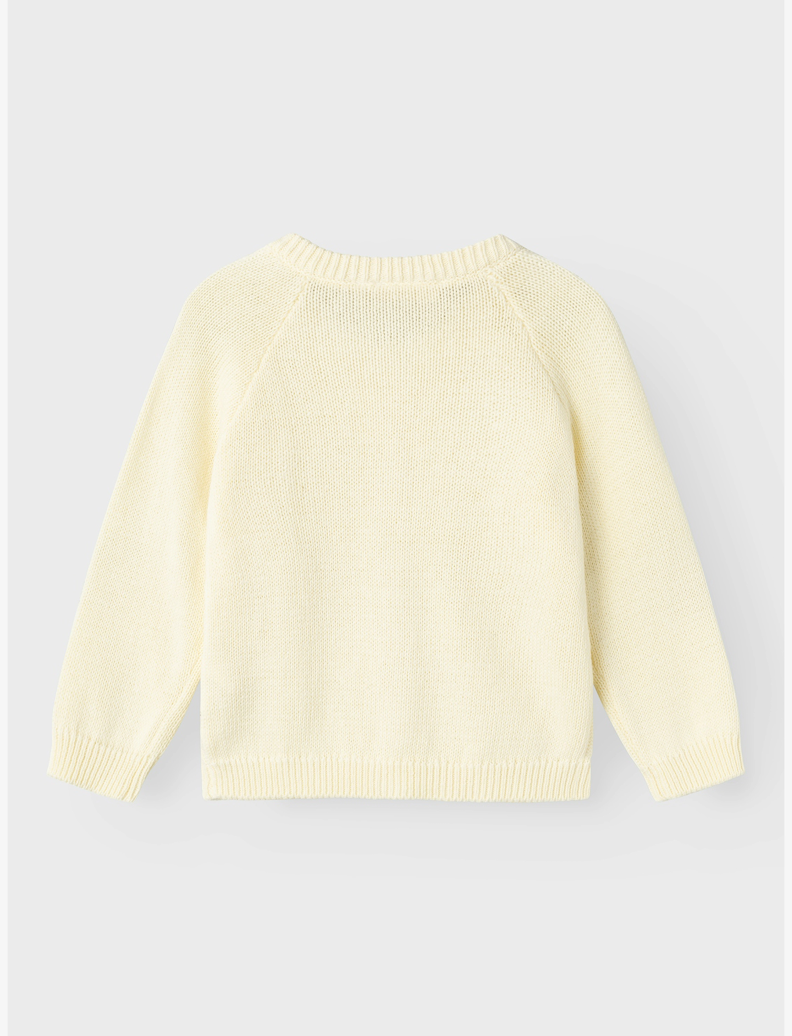 Lil'Atelier - NMFKAJA LS KNIT CARD LIL - lemon icing - 2