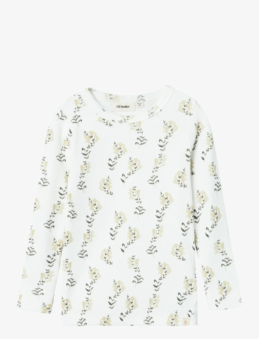 Lil'Atelier - NMFGAVO LS SLIM TOP LIL - langärmelig - coconut milk - 1