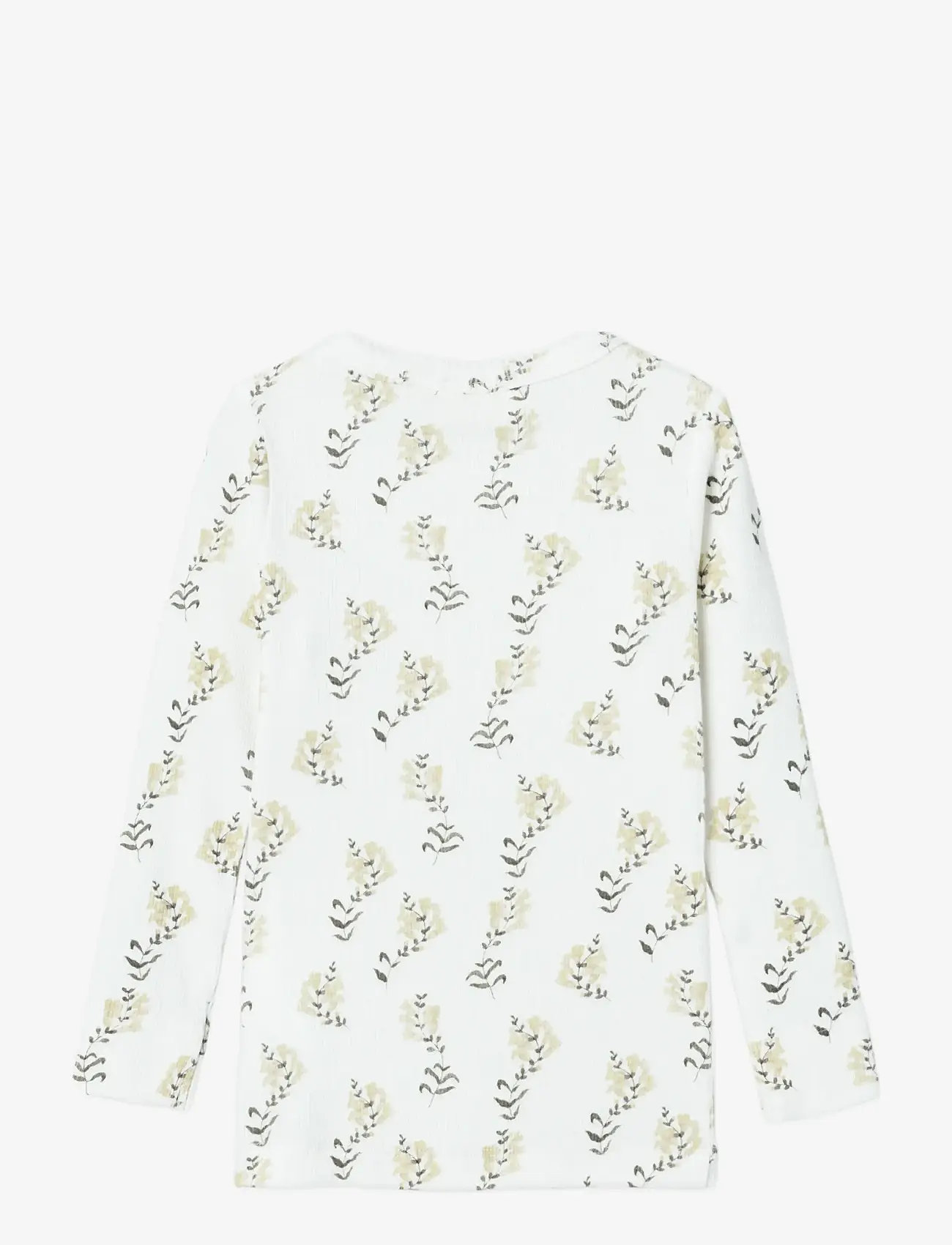 Lil'Atelier - NMFGAVO LS SLIM TOP LIL - coconut milk - 2