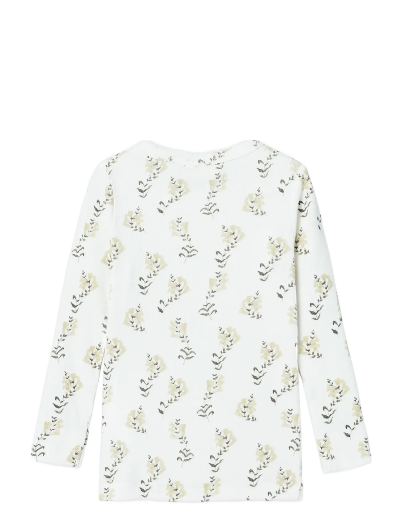 Lil'Atelier - NMFGAVO LS SLIM TOP LIL - coconut milk - 2